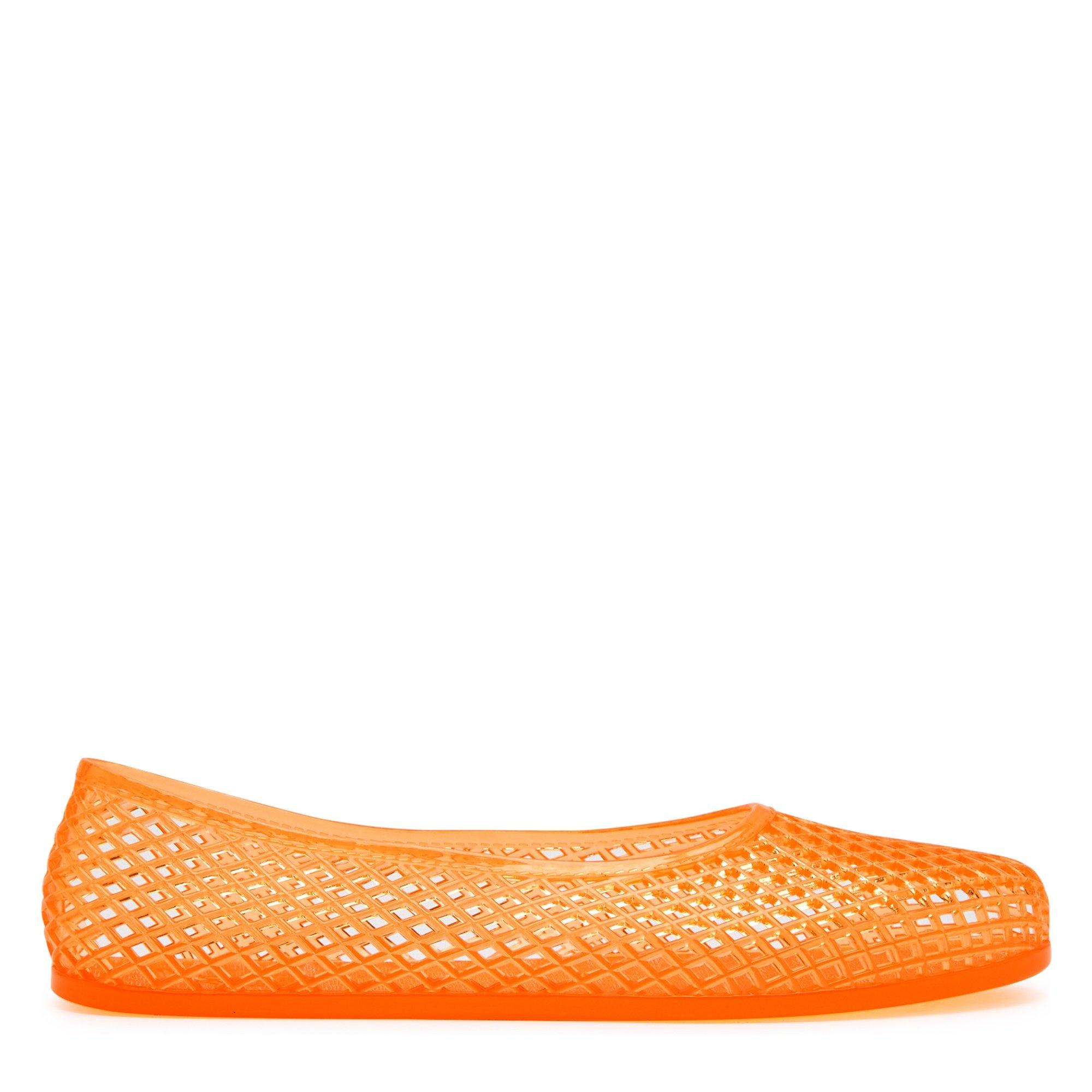 ORANGE - Ancient Greek Sandals - IRO JELLY BALLERINA