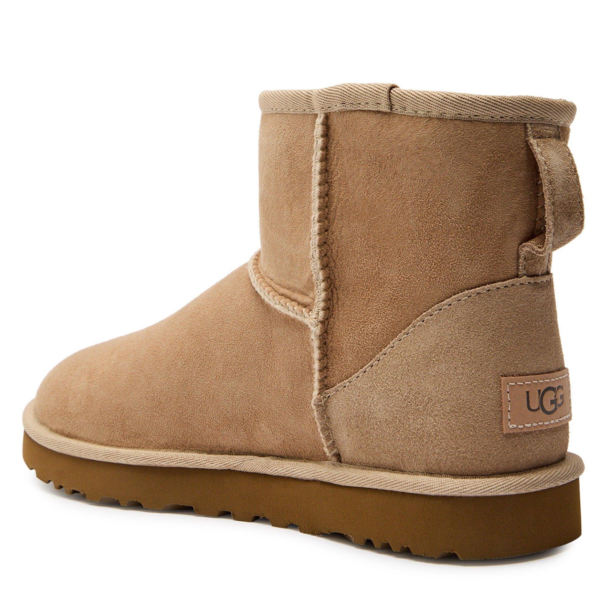 SAND - Ugg - Women's Classic Mini II Suede Snug Boots - 2
