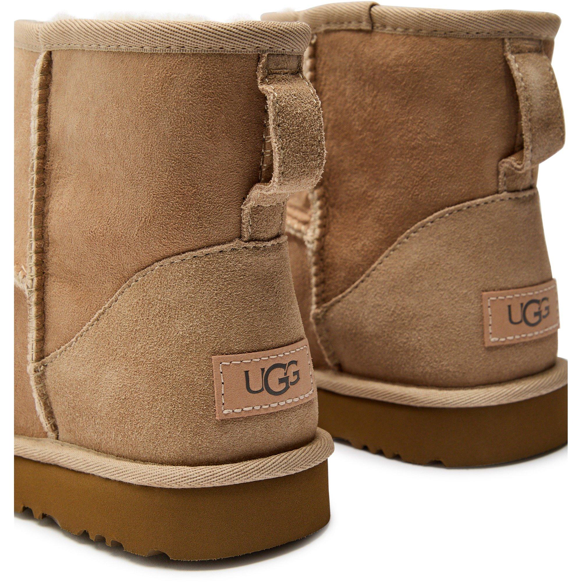 SAND - Ugg - Women's Classic Mini II Suede Snug Boots - 5