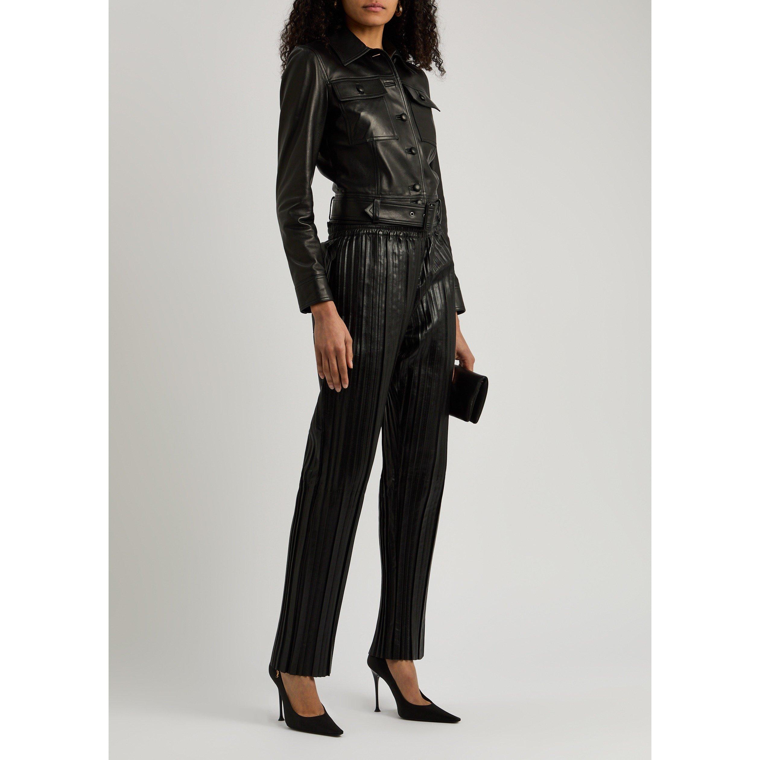 BLACK - Saint Laurent - DOVILLE 110 PUMP YSL ANKLET - 6