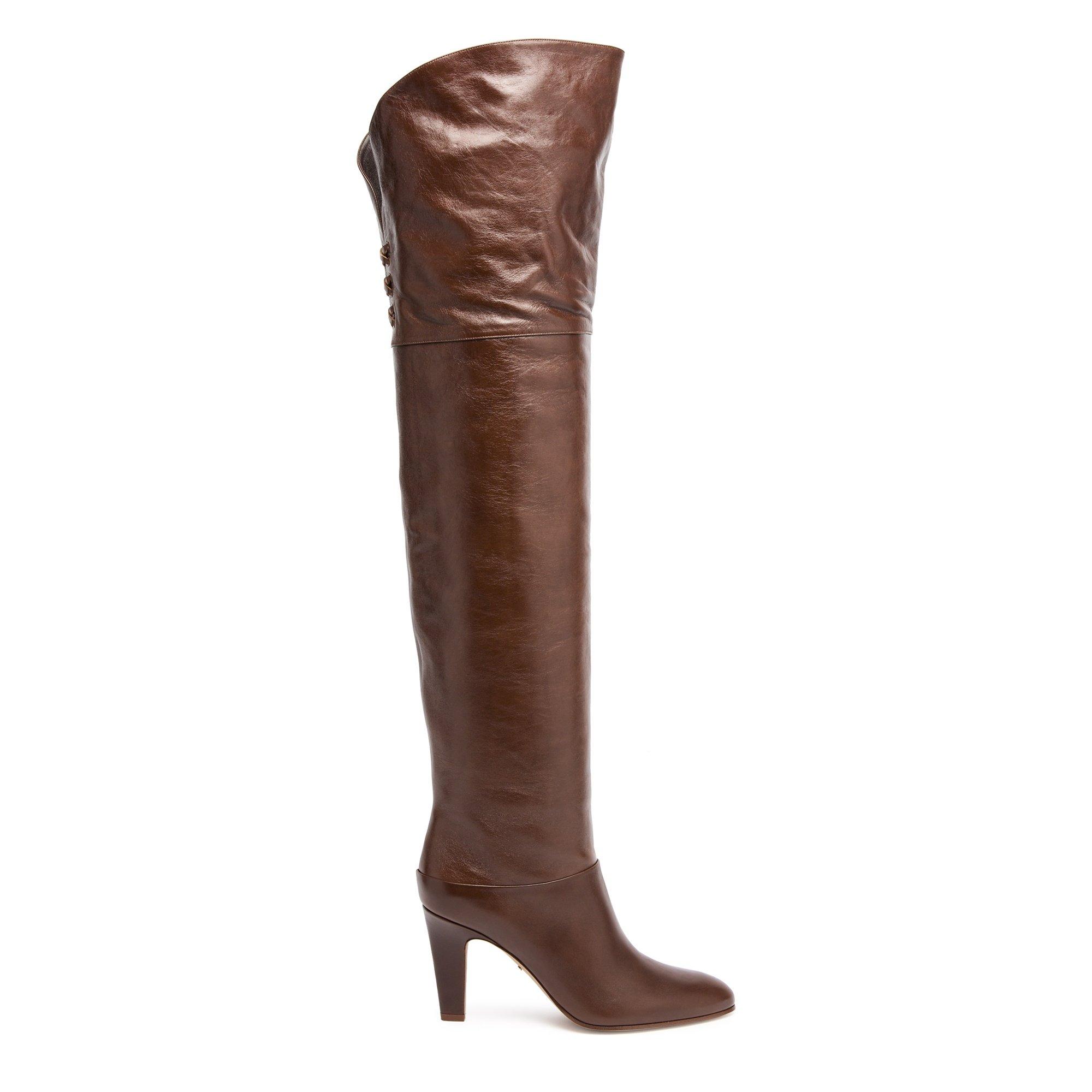 BROWN - Chloe - EVE OVER THE KNEE BOOT