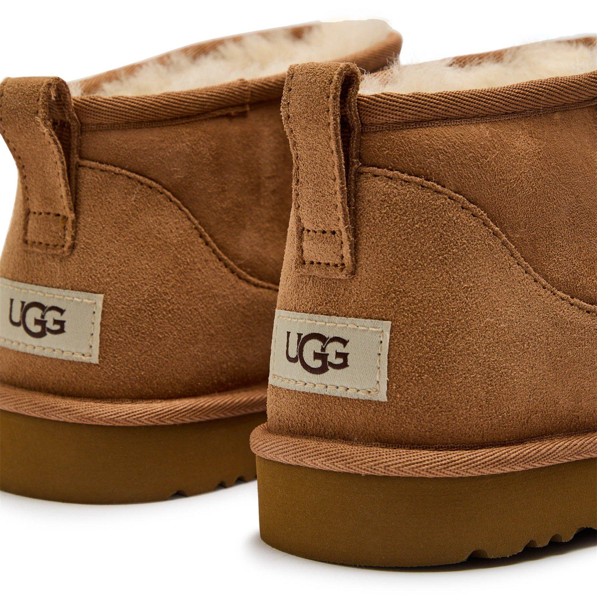 BROWN - Ugg - Men's Classic Ultra Mini Boots - 4