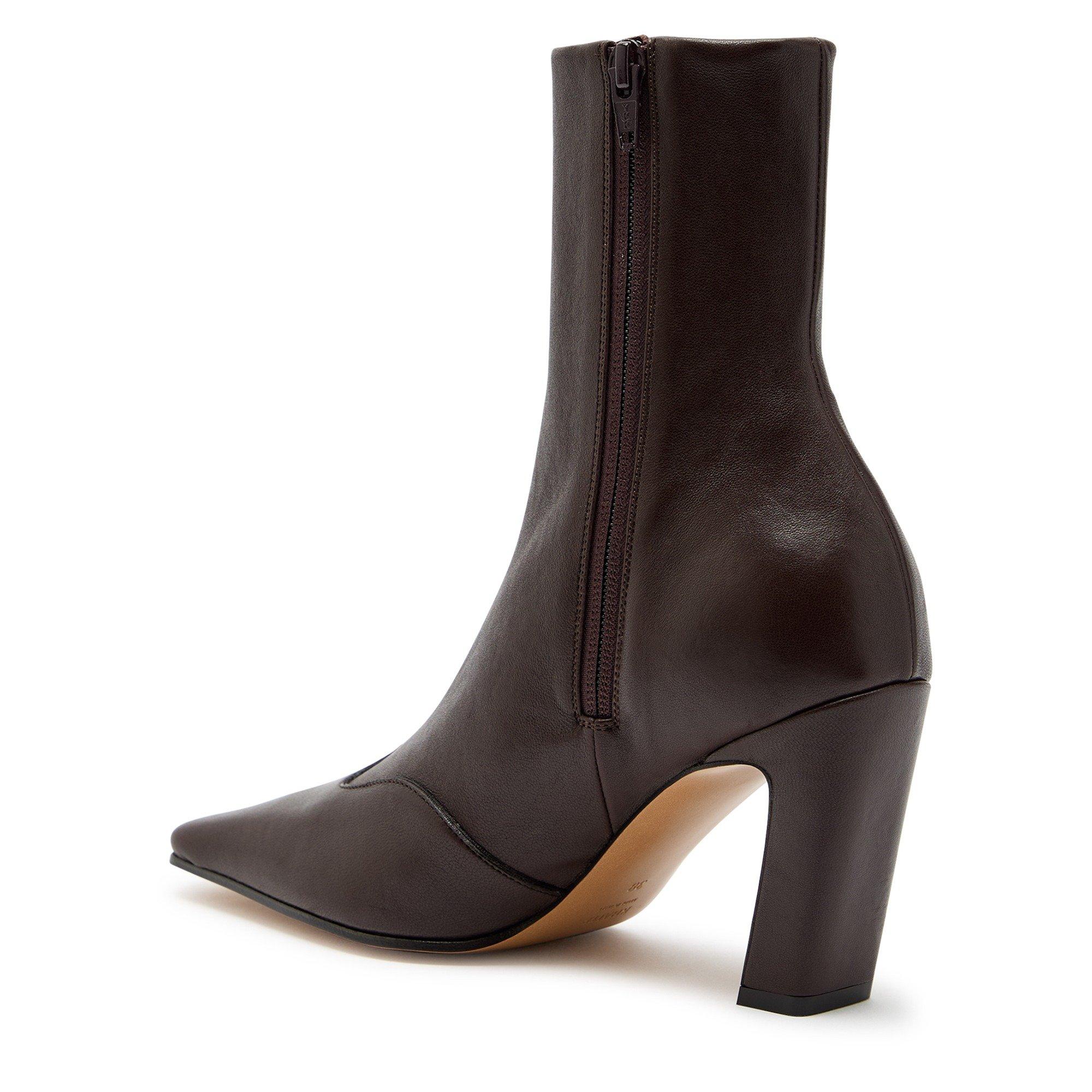 BROWN - Khaite - NEVADA ANKLE STRETCH BOOT 85 - 2