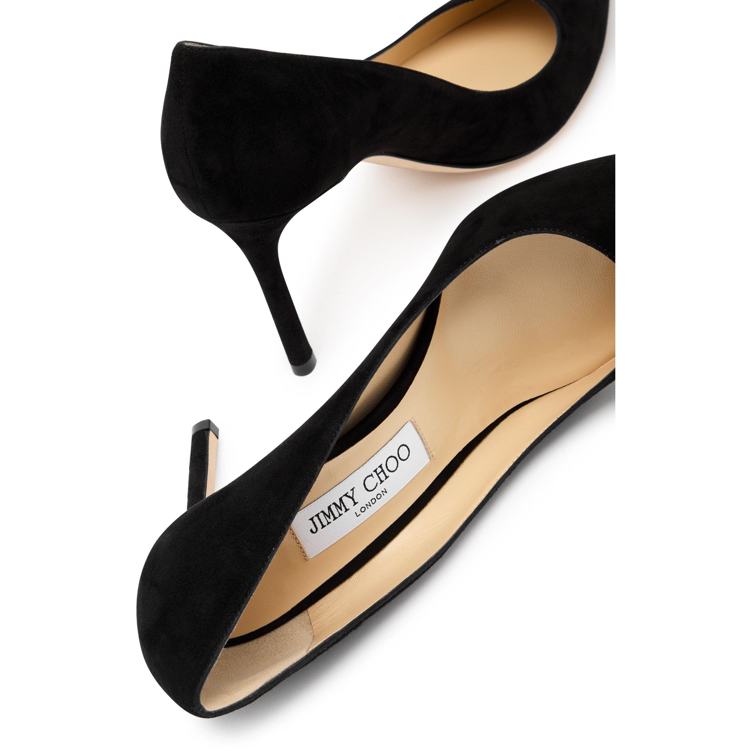 BLACK - Jimmy Choo - Women's Romy Suede Stiletto Heels - 5