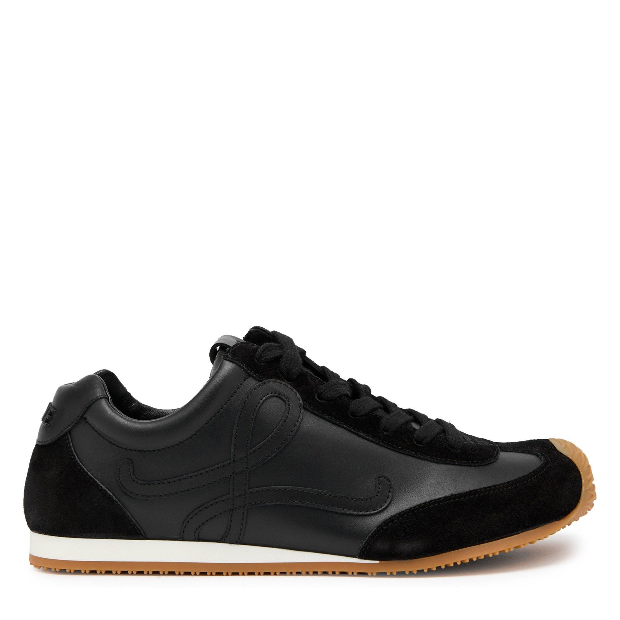 BLACK - Loewe - BALLET RUNNER 2.0 LEATHER