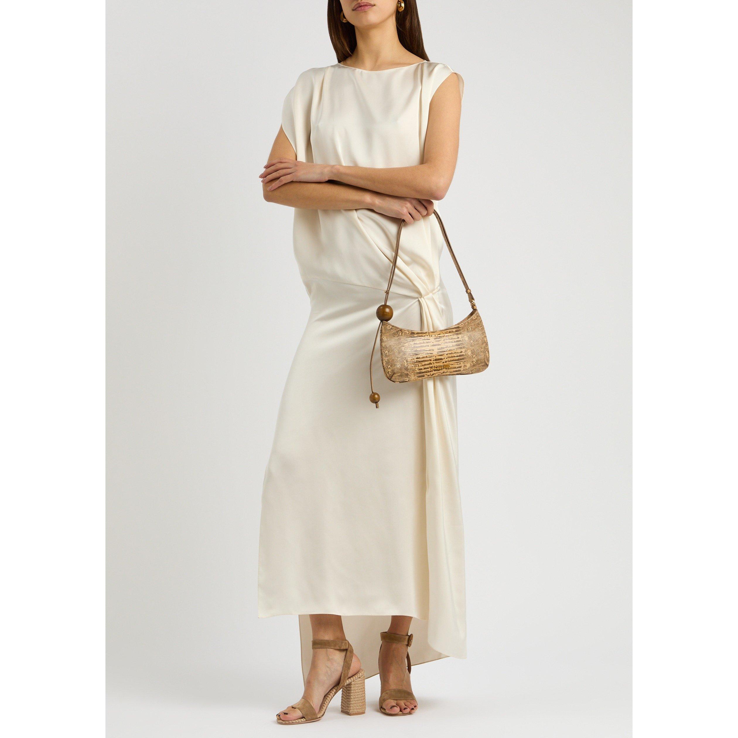 CAMEL - Gianvito Rossi - Women's Luana Suede Block-Heel Sandals - 6