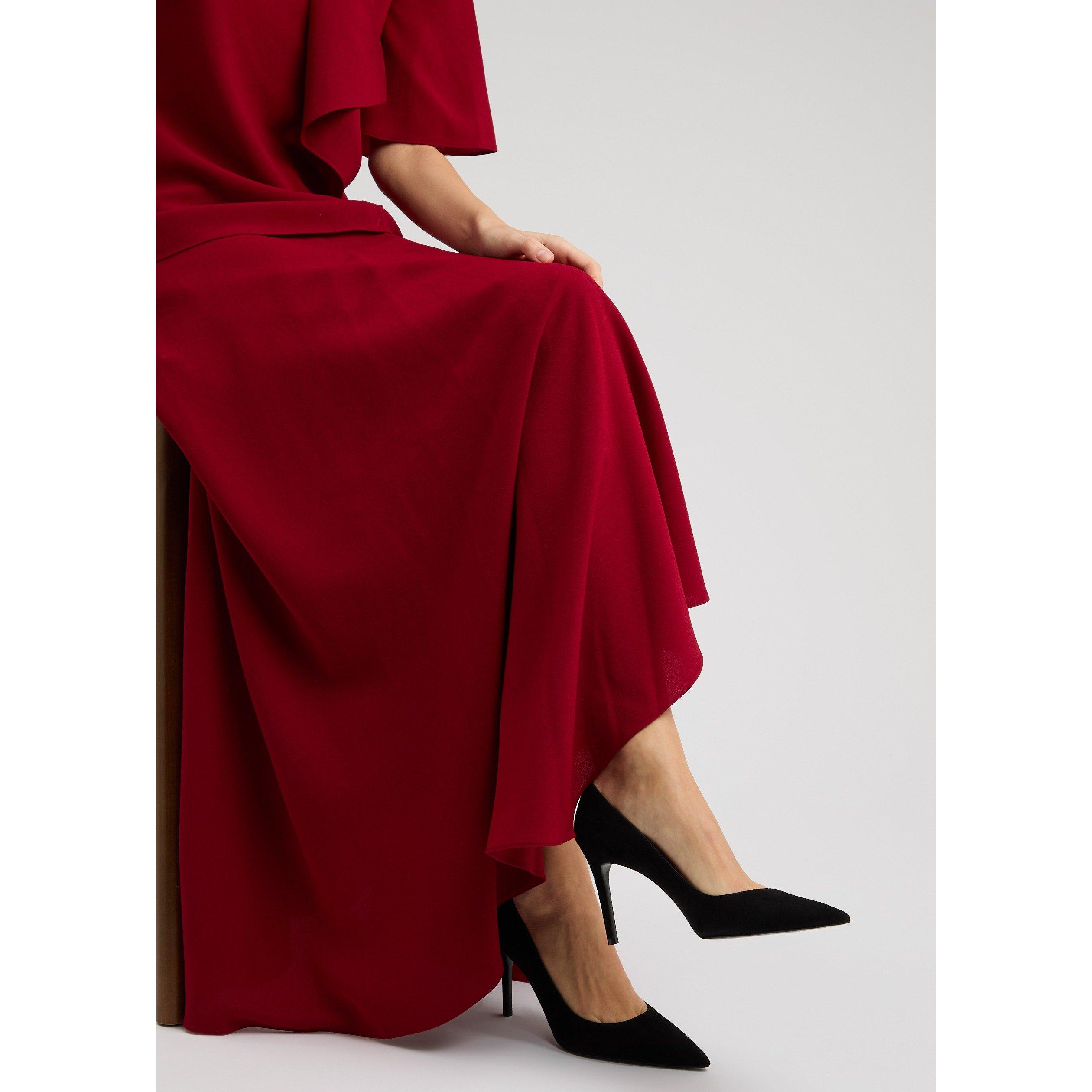 BLACK - Stuart Weitzman - STUART POWER 85 SUEDE PUMP - 3