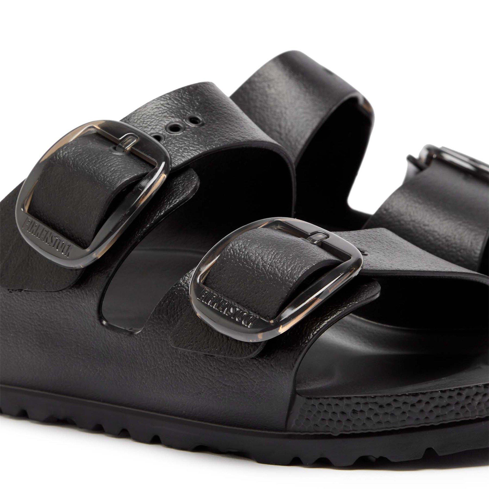 BLACK - Birkenstock - Women's Arizona Big Buckle EVA Flat Sandals - 5