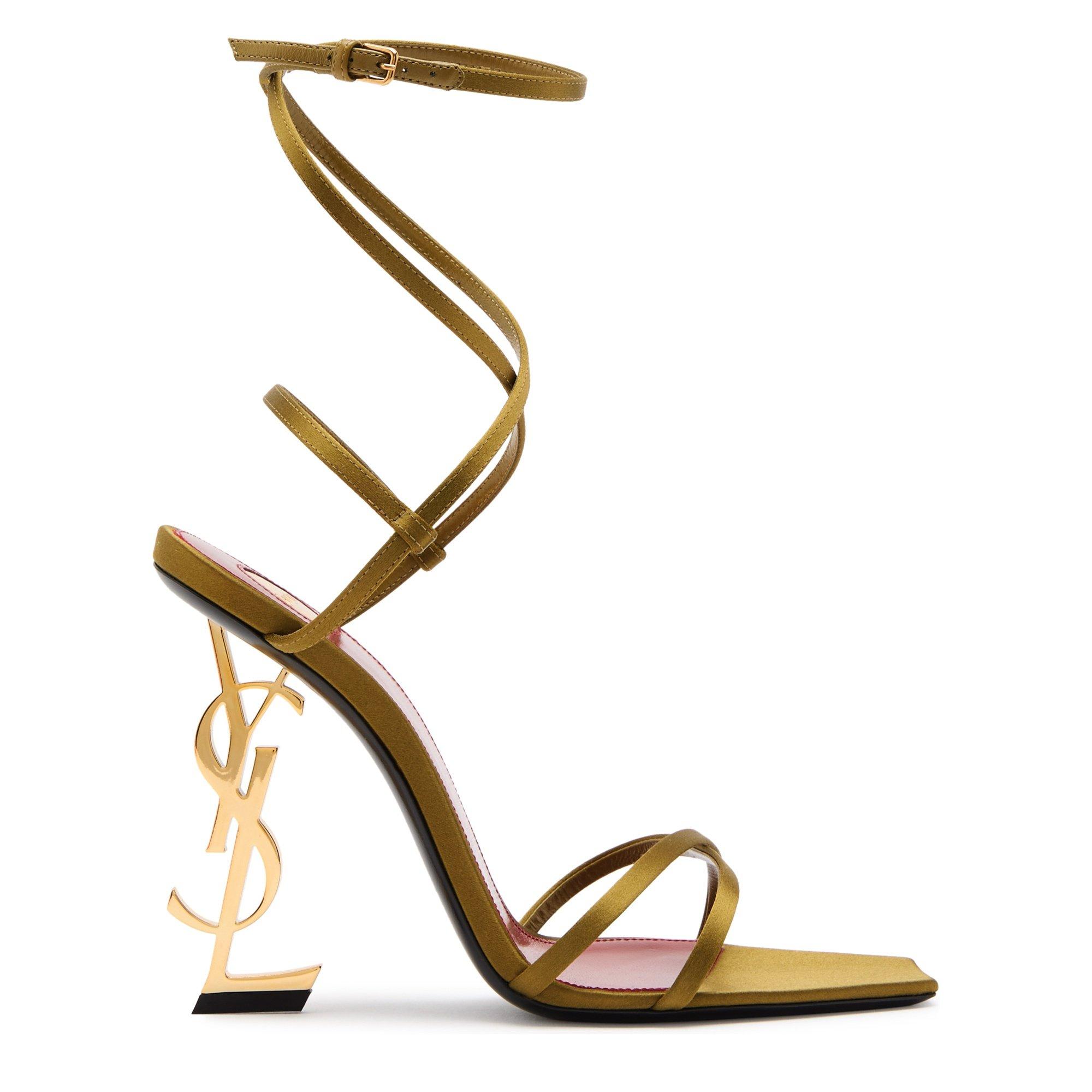 DARK GREEN - Saint Laurent - OPYUM 110 SANDAL - 1