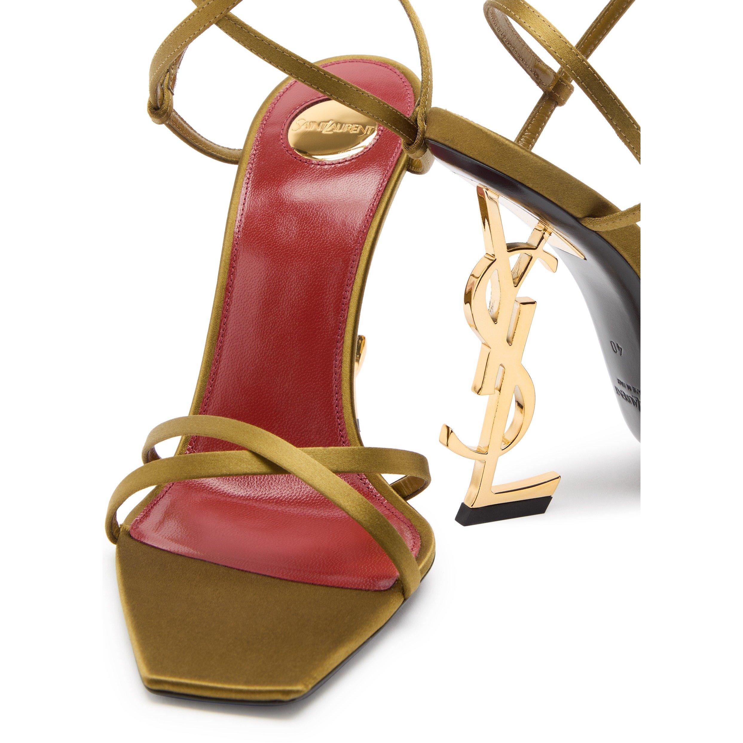 DARK GREEN - Saint Laurent - OPYUM 110 SANDAL - 5