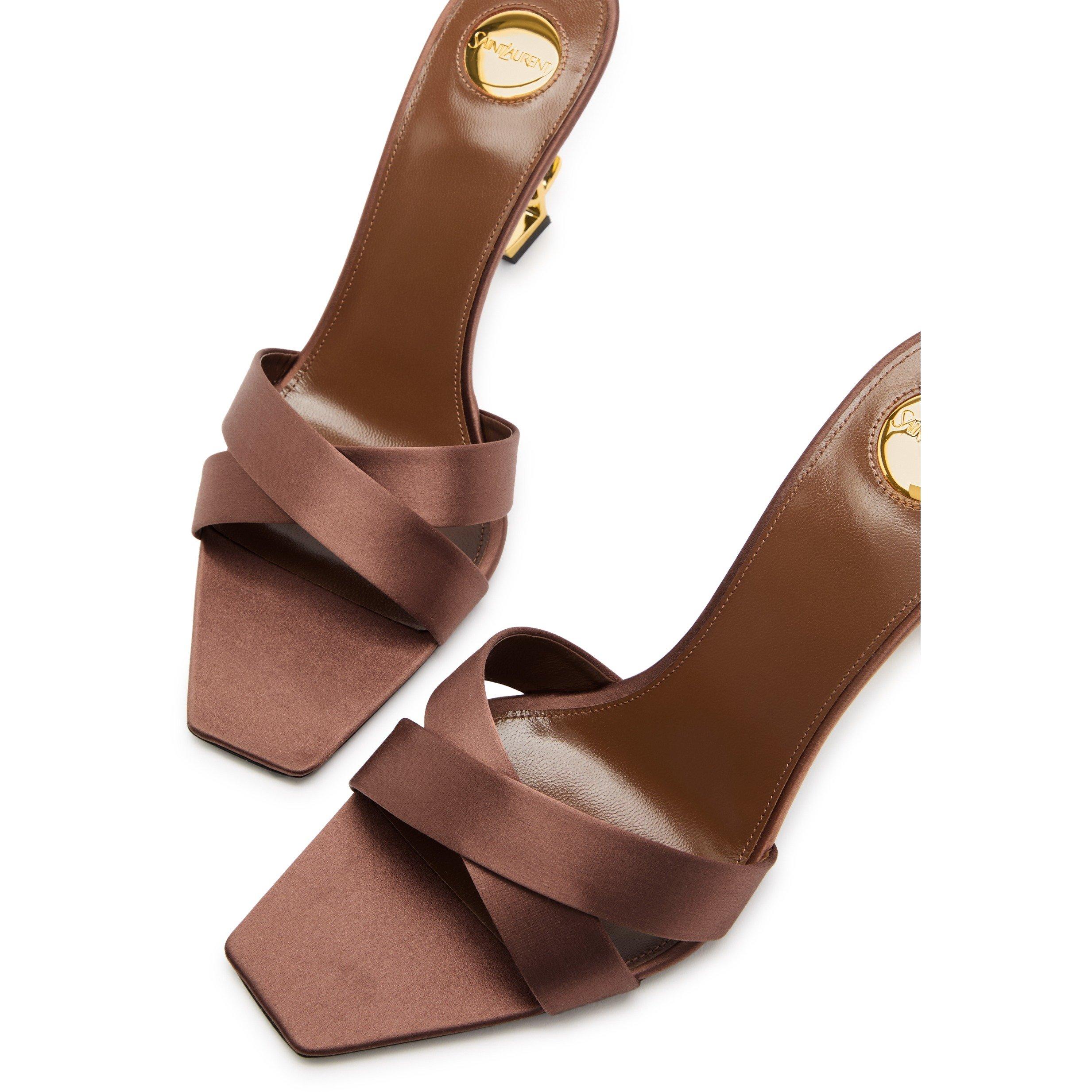 TAN - Saint Laurent - OPYUM 85 SANDAL - 4