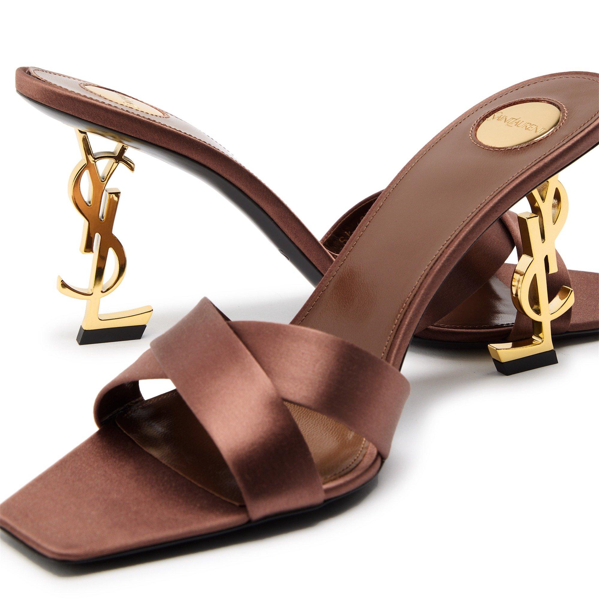 TAN - Saint Laurent - OPYUM 85 SANDAL - 5