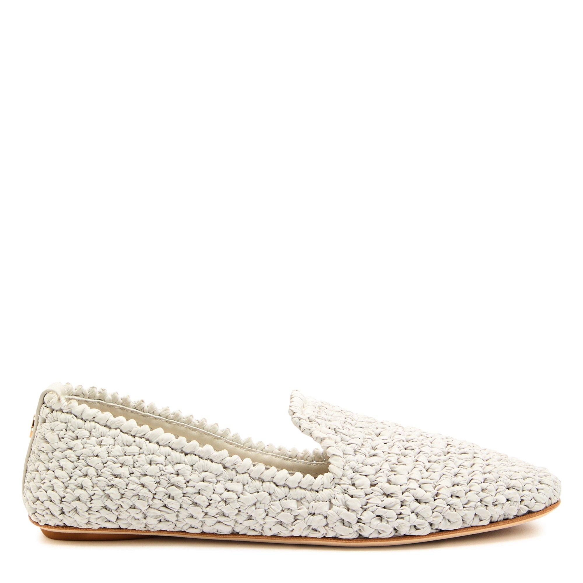 NATURAL - Moncler - Women's Waever Woven Loafers - 1