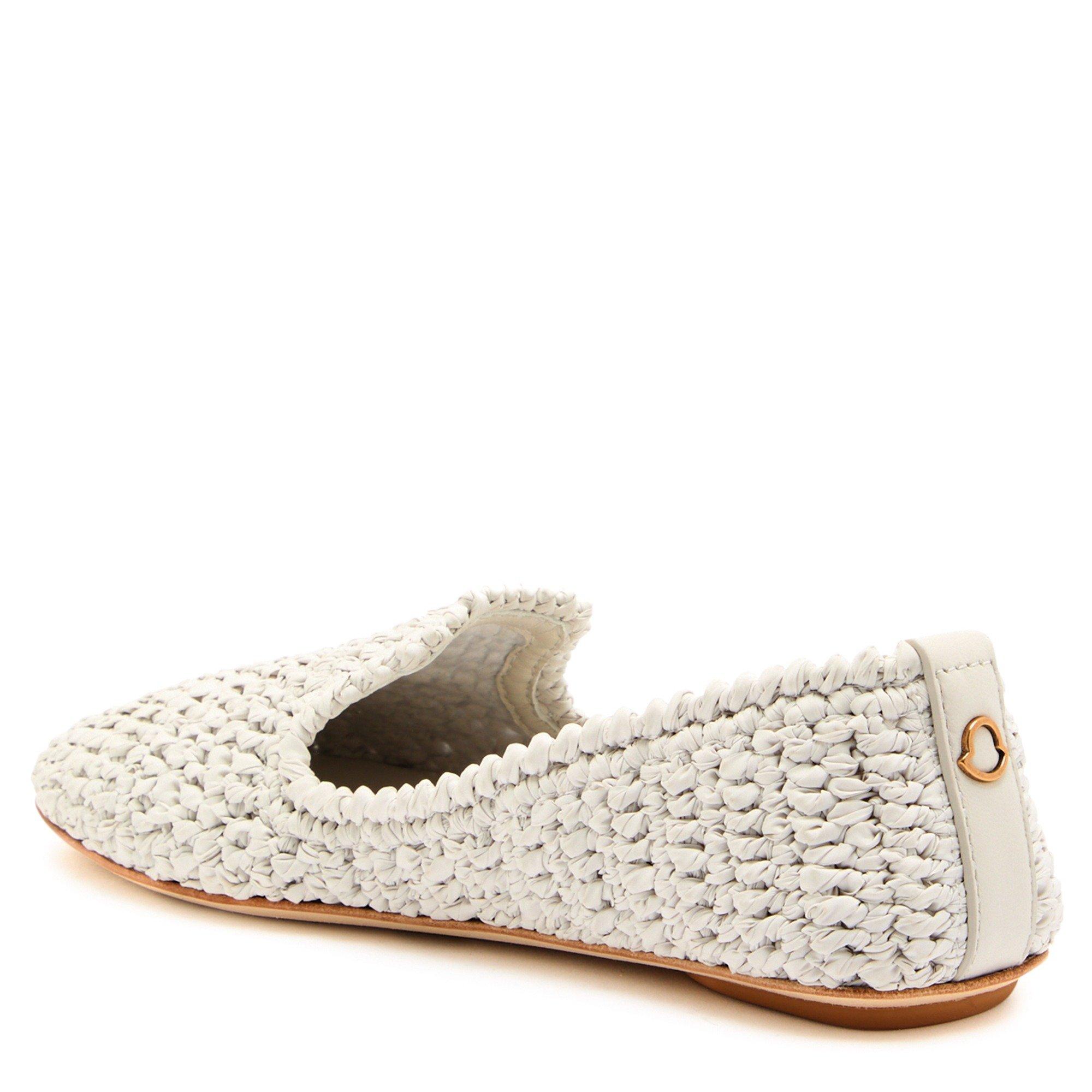 NATURAL - Moncler - Women's Waever Woven Loafers - 2