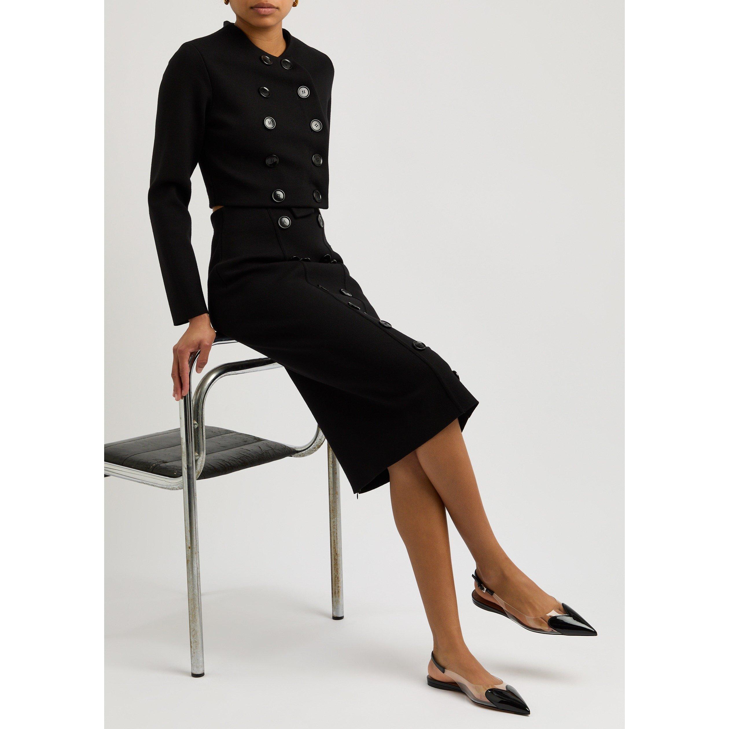 BLACK AND OTHER - Alaia - LE COEUR FLAT SLINGBACK - 3