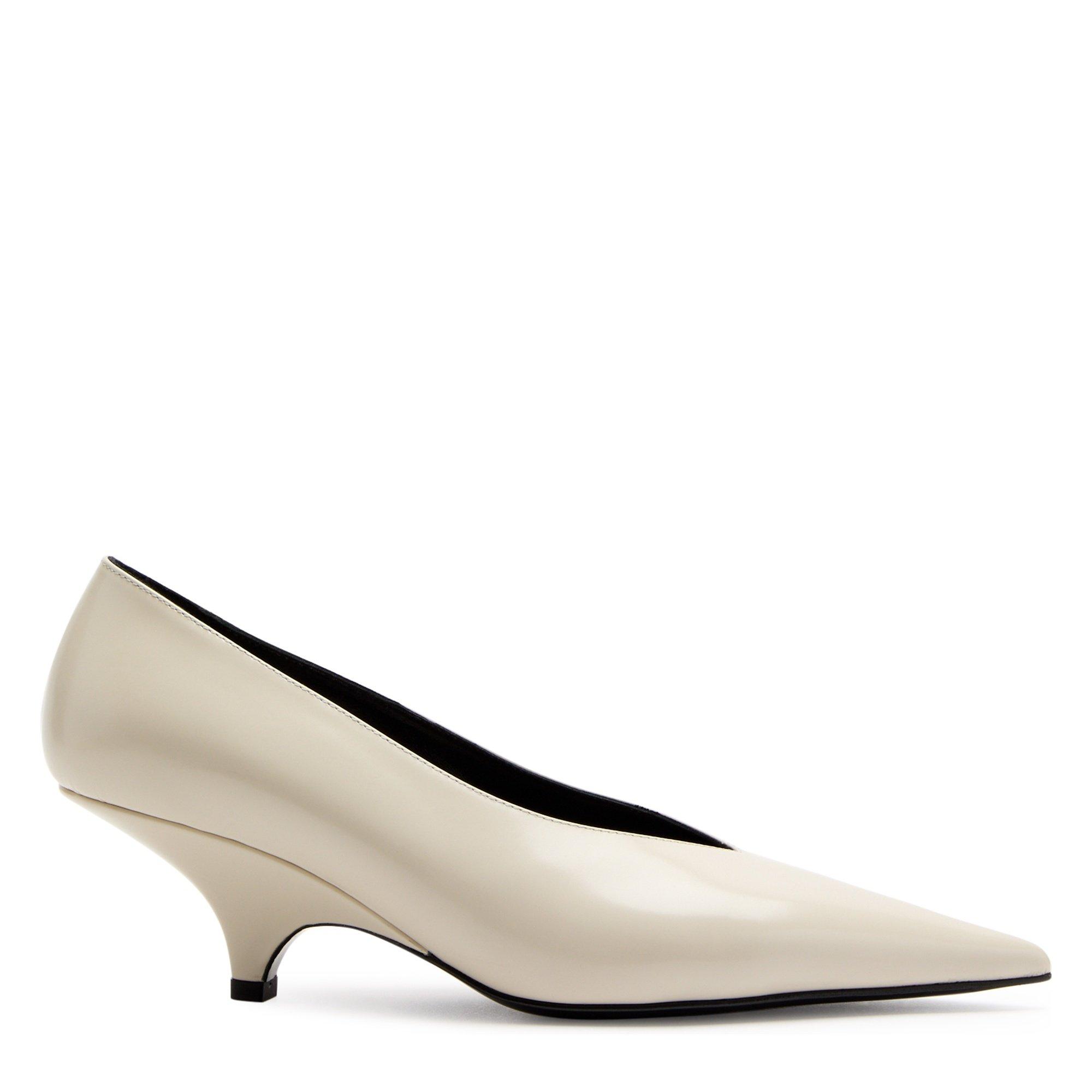 CREAM - Toteme - WEDGE HEEL PUMP