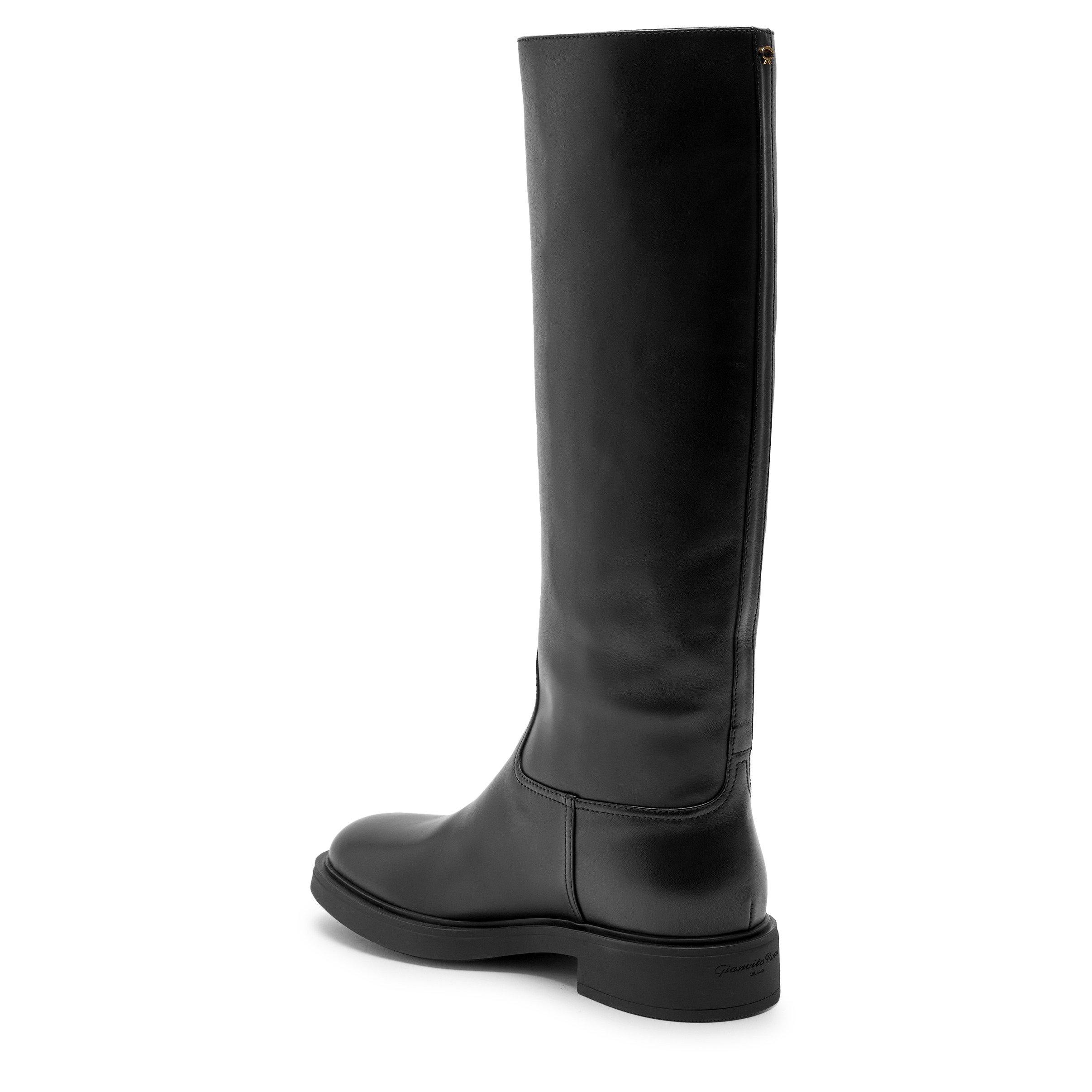 BLACK - Gianvito Rossi - ASCOTT LEATHER BOOT - 2