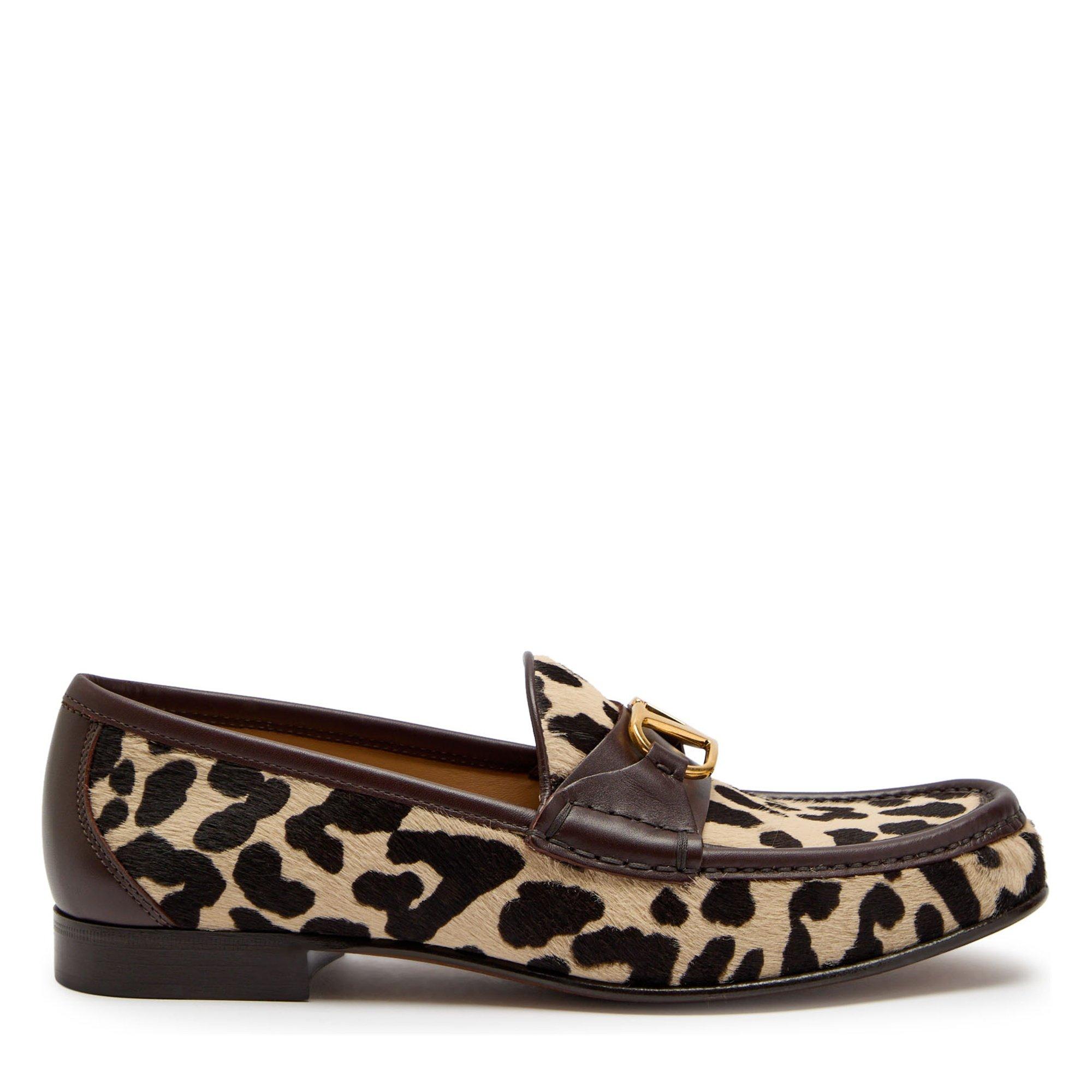 Valentino VLOGO LEOPARD LOAFER