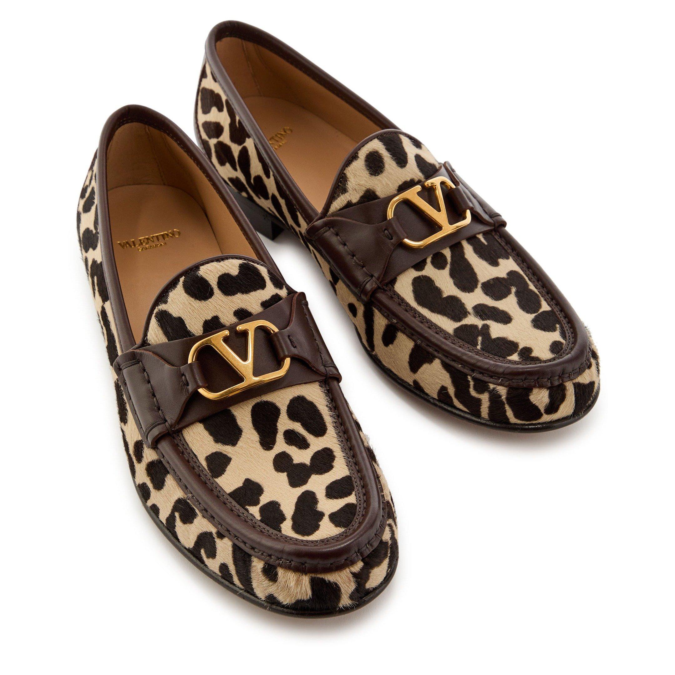 LEOPARD - Valentino - VLOGO LEOPARD LOAFER - 3