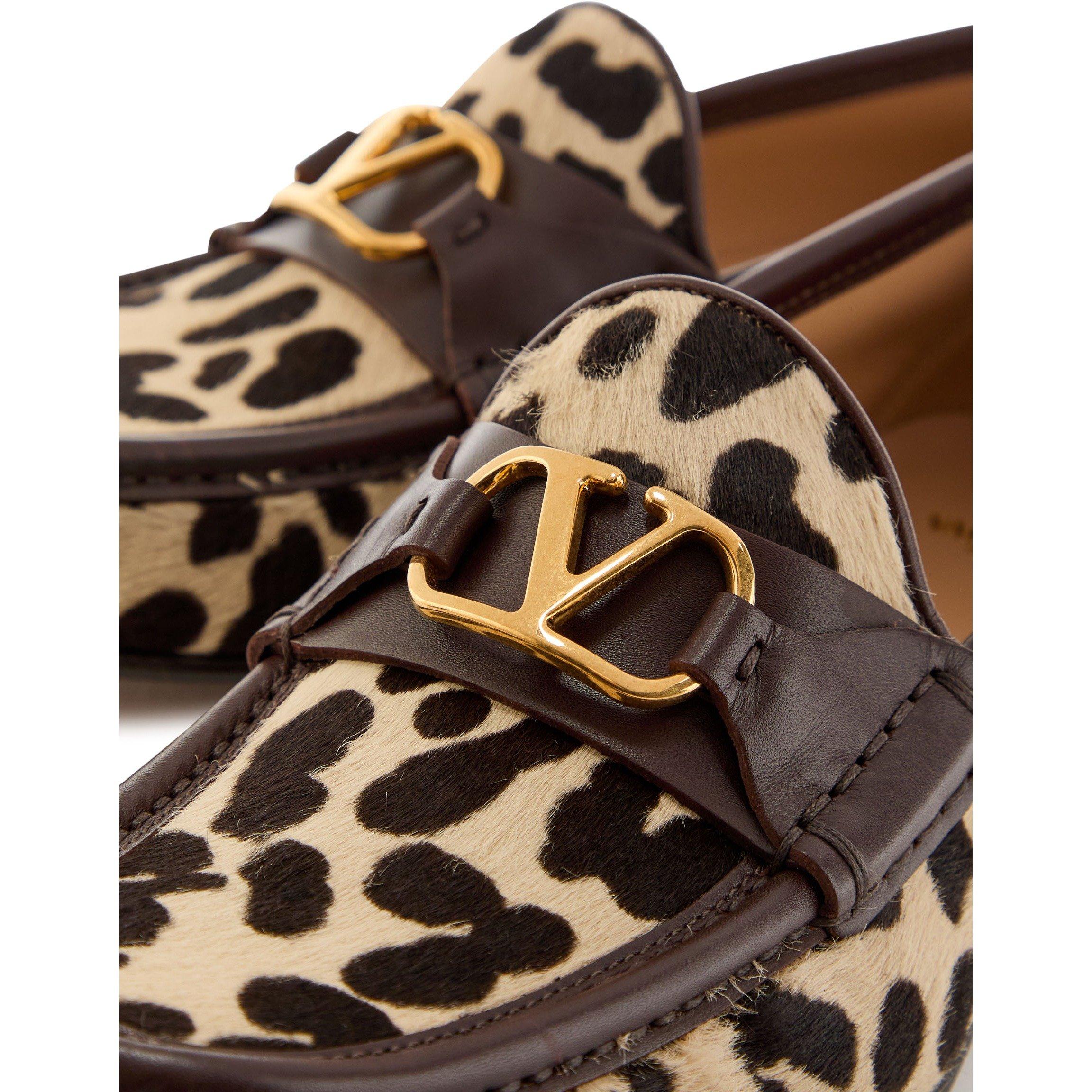 LEOPARD - Valentino - VLOGO LEOPARD LOAFER - 4