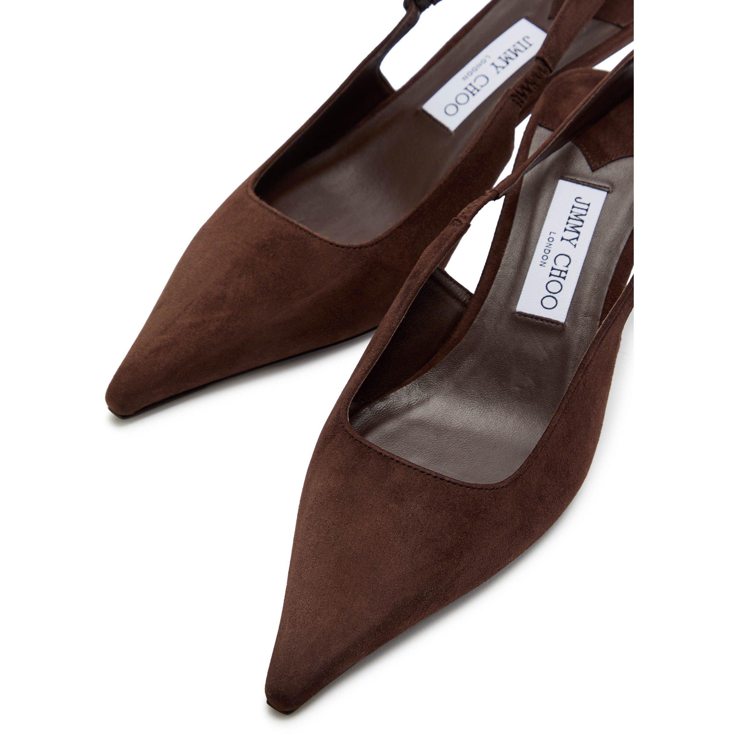 BROWN - Jimmy Choo - AMEL 50 SLINGBACK - 3