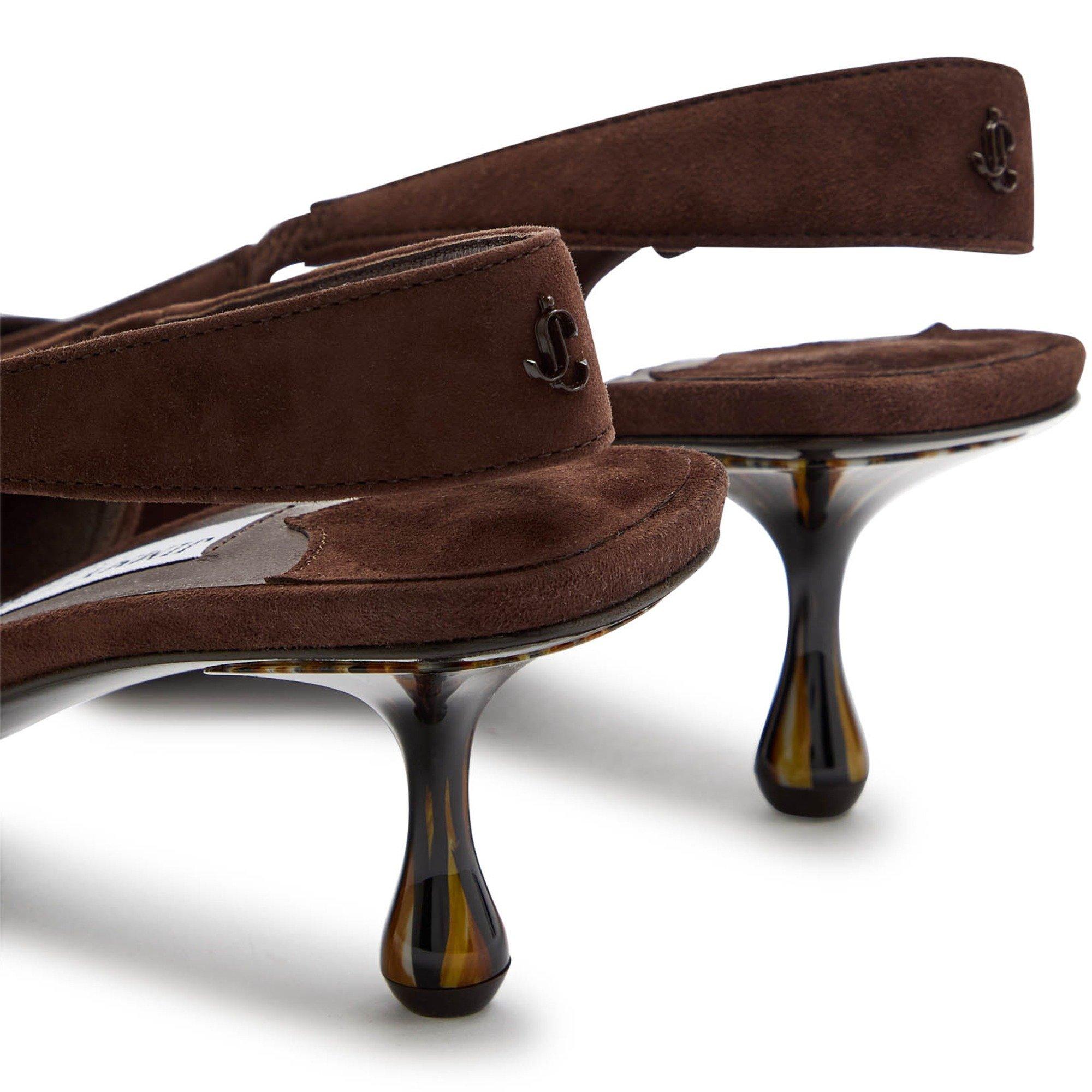 BROWN - Jimmy Choo - AMEL 50 SLINGBACK - 4