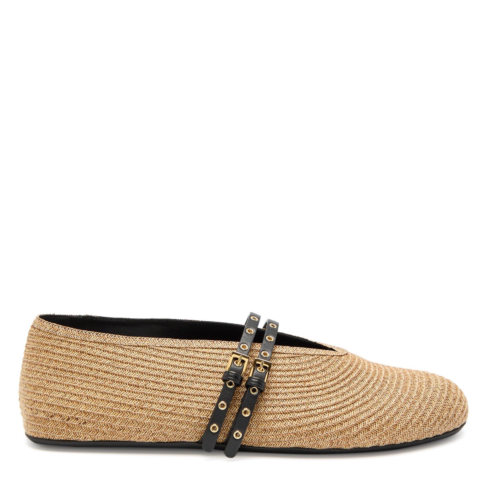BEIGE AND OTHER - Alaia - Raffia Ballets