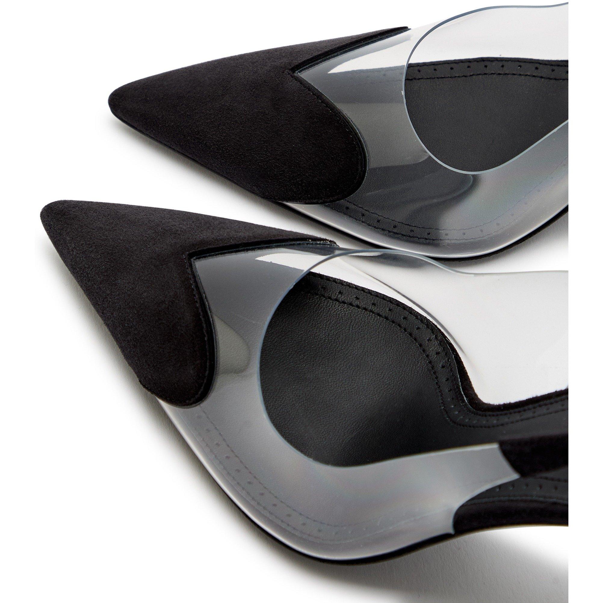 BLACK - Alaia - Coeur Slingbacks 90 - 4