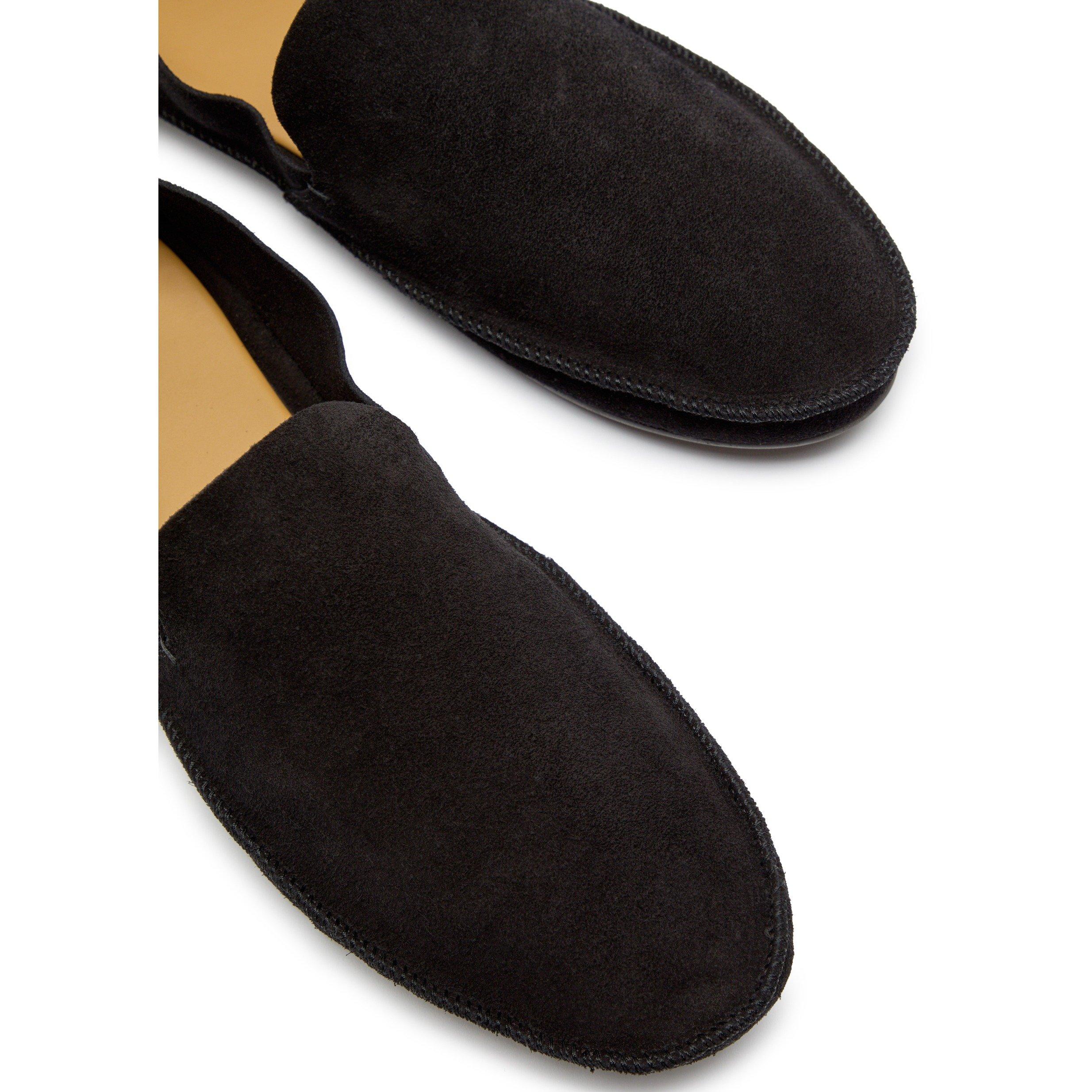 BLACK - The Row - Women's Tyler Suede Loafers - 4
