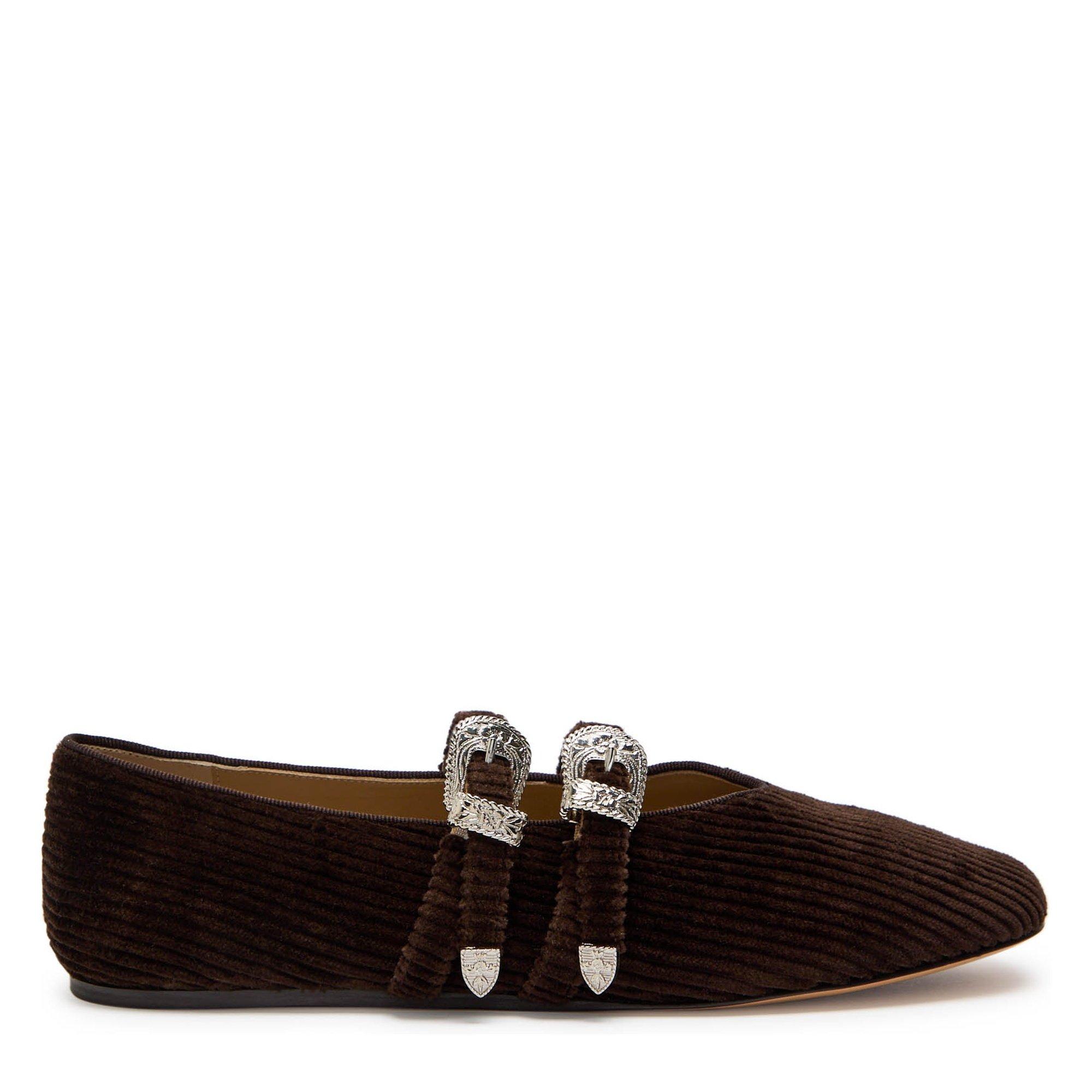BROWN - Beryl - CLAUDIA SLIPPER CORDOUROY