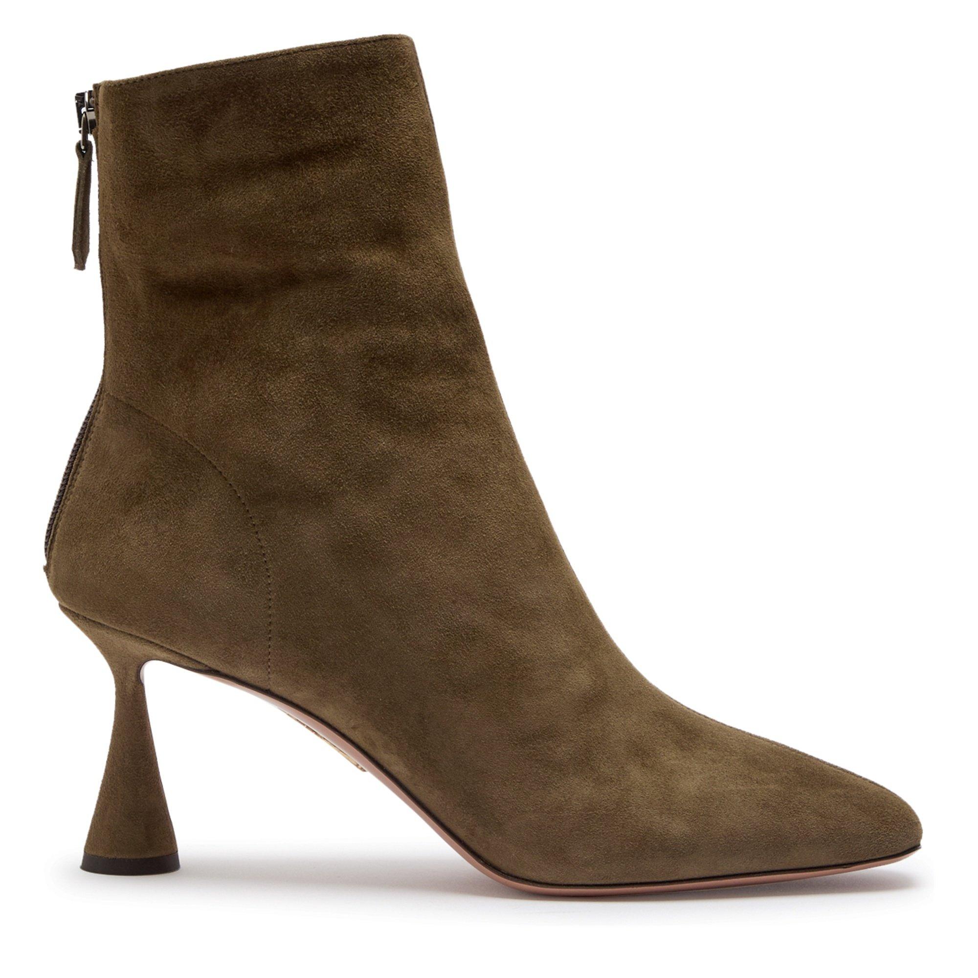 KHAKI - Aquazzura - AMORE BOOTIE 75