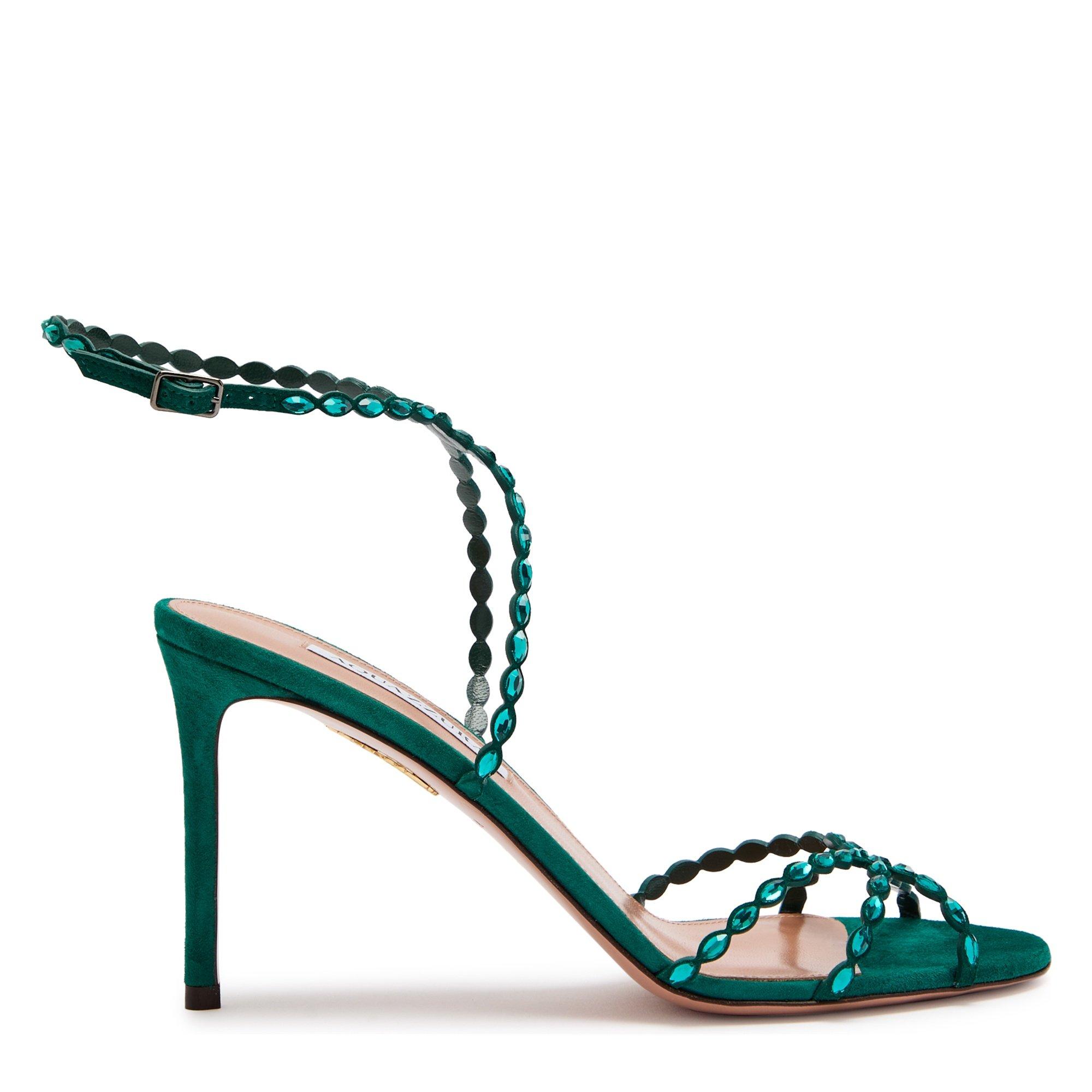 GREEN - Aquazzura - LOVE STRUCK SANDAL 85