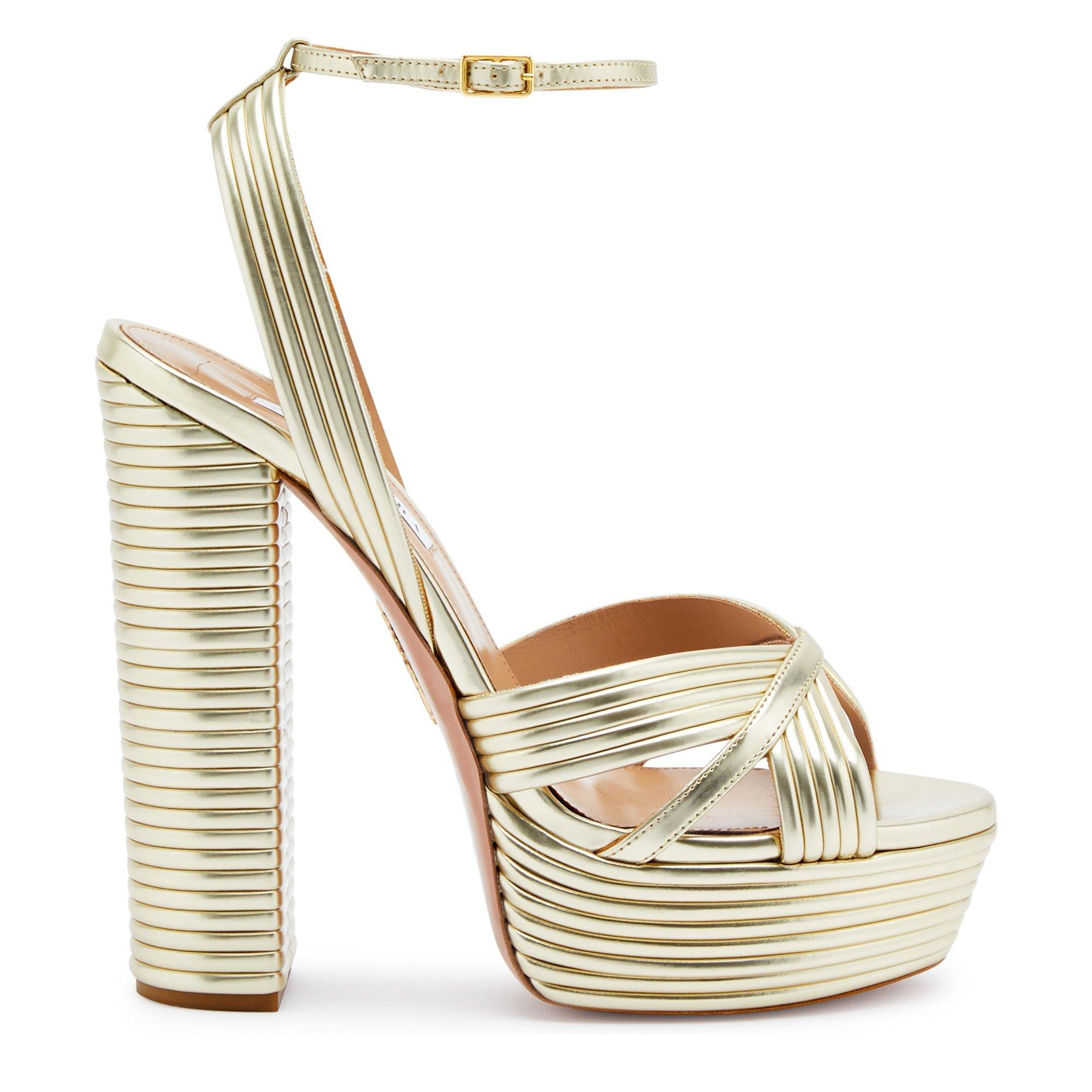 GOLD - Aquazzura - SUNDANCE PLATEAU 140