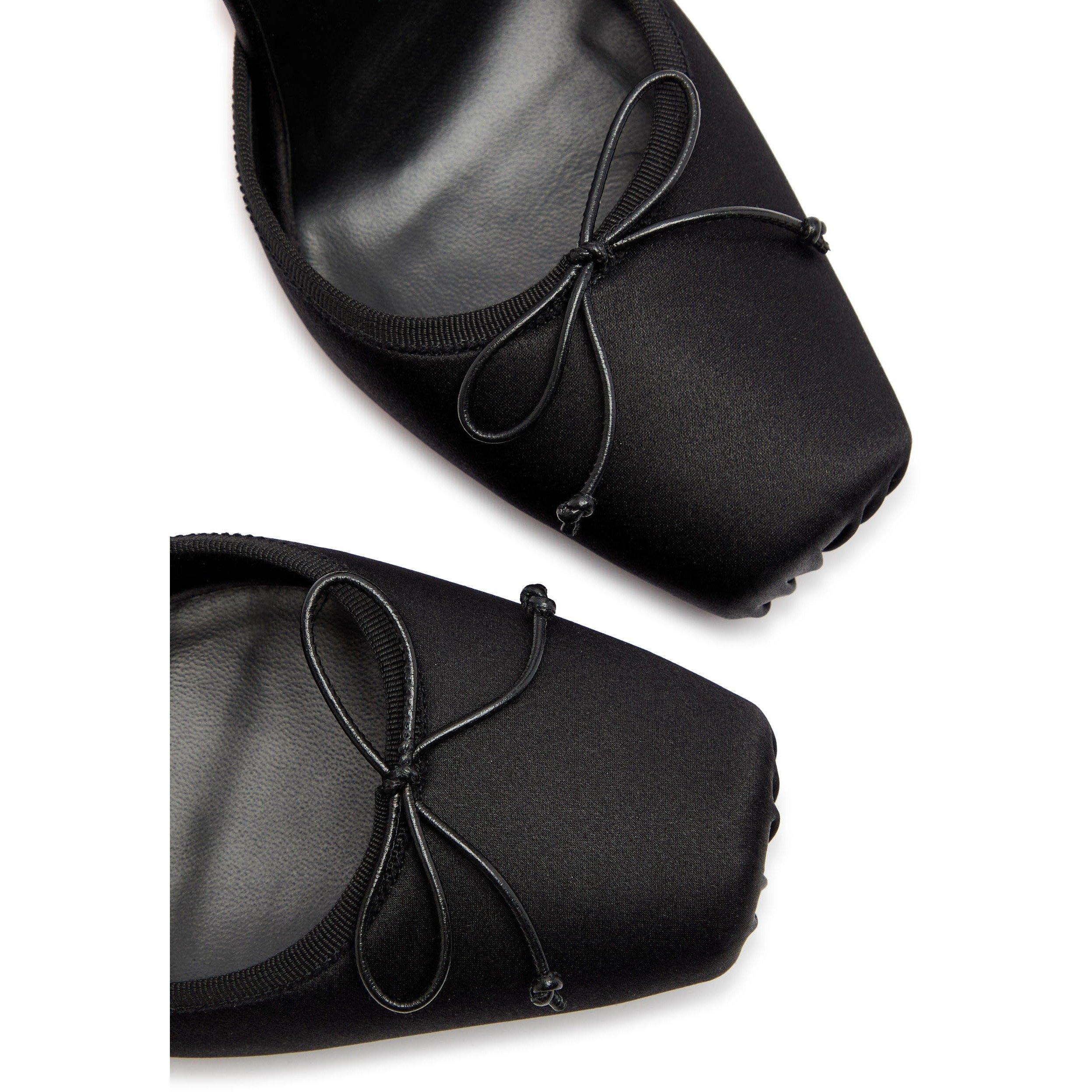 BLACK - Christian Louboutin - Women's Cassia Lace-Up Satin Court Shoes - 4