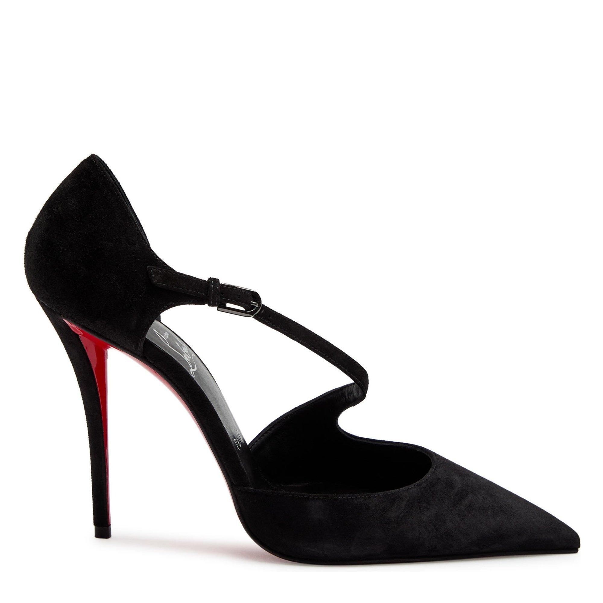 BLACK - Christian Louboutin - MISS ZIGGYTA 100 SUEDE - 1