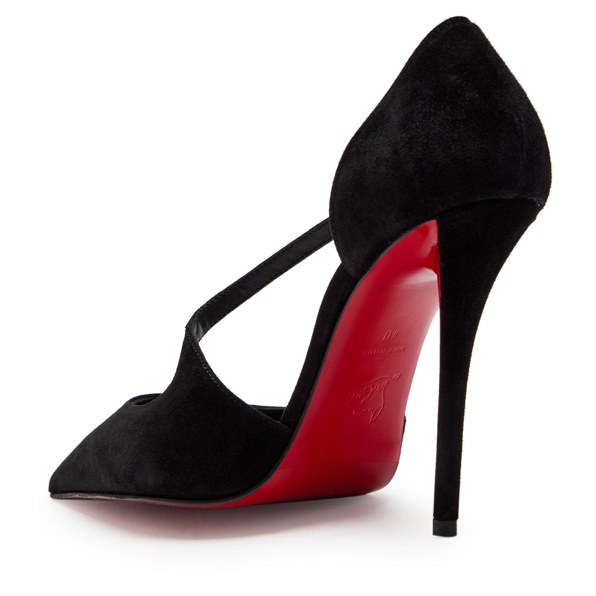 BLACK - Christian Louboutin - MISS ZIGGYTA 100 SUEDE - 2