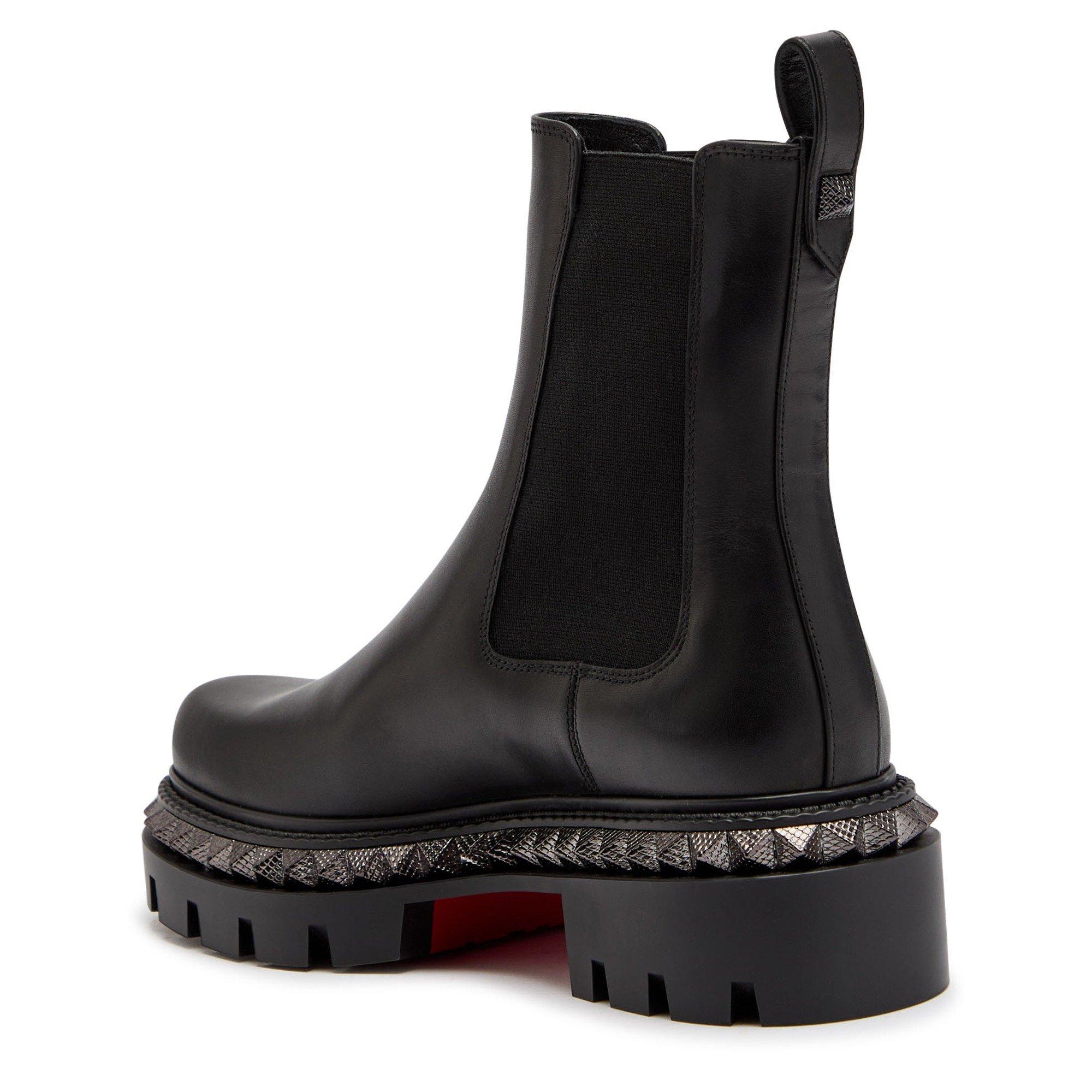 BLACK - Christian Louboutin - ST EMILIA PYRACLOU LUG BOOT - 2