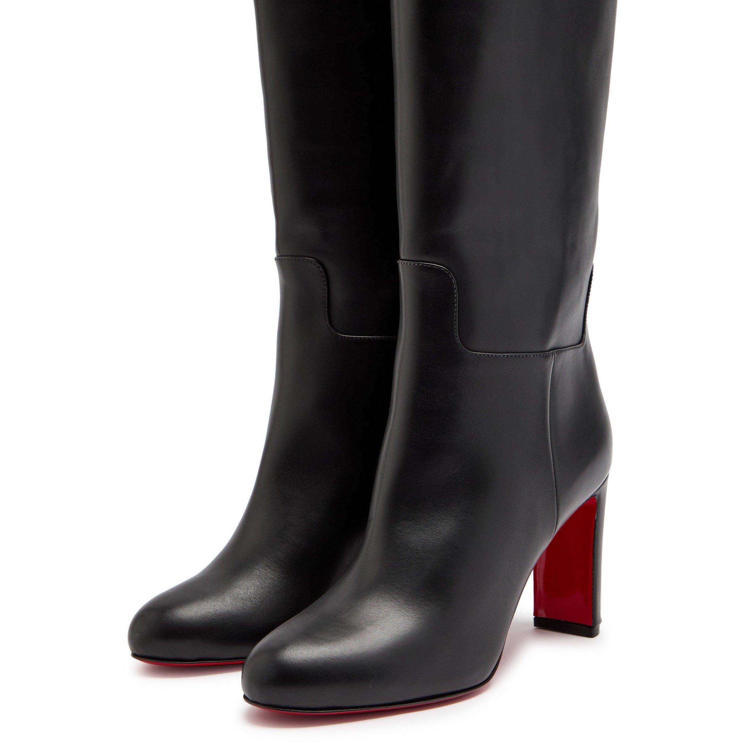 BLACK - Christian Louboutin - LOO BOTTA 85 CALF - 3