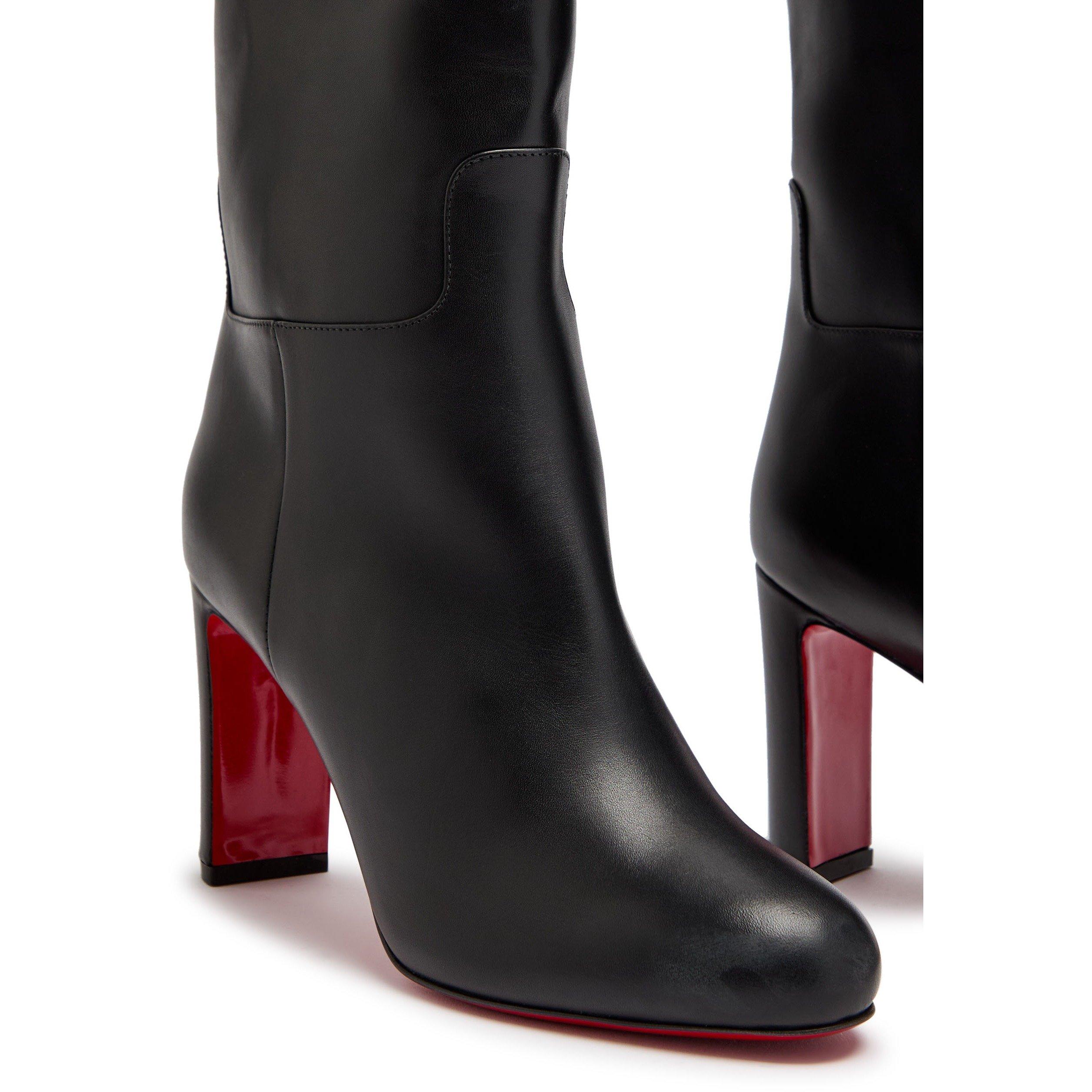 BLACK - Christian Louboutin - LOO BOTTA 85 CALF - 4