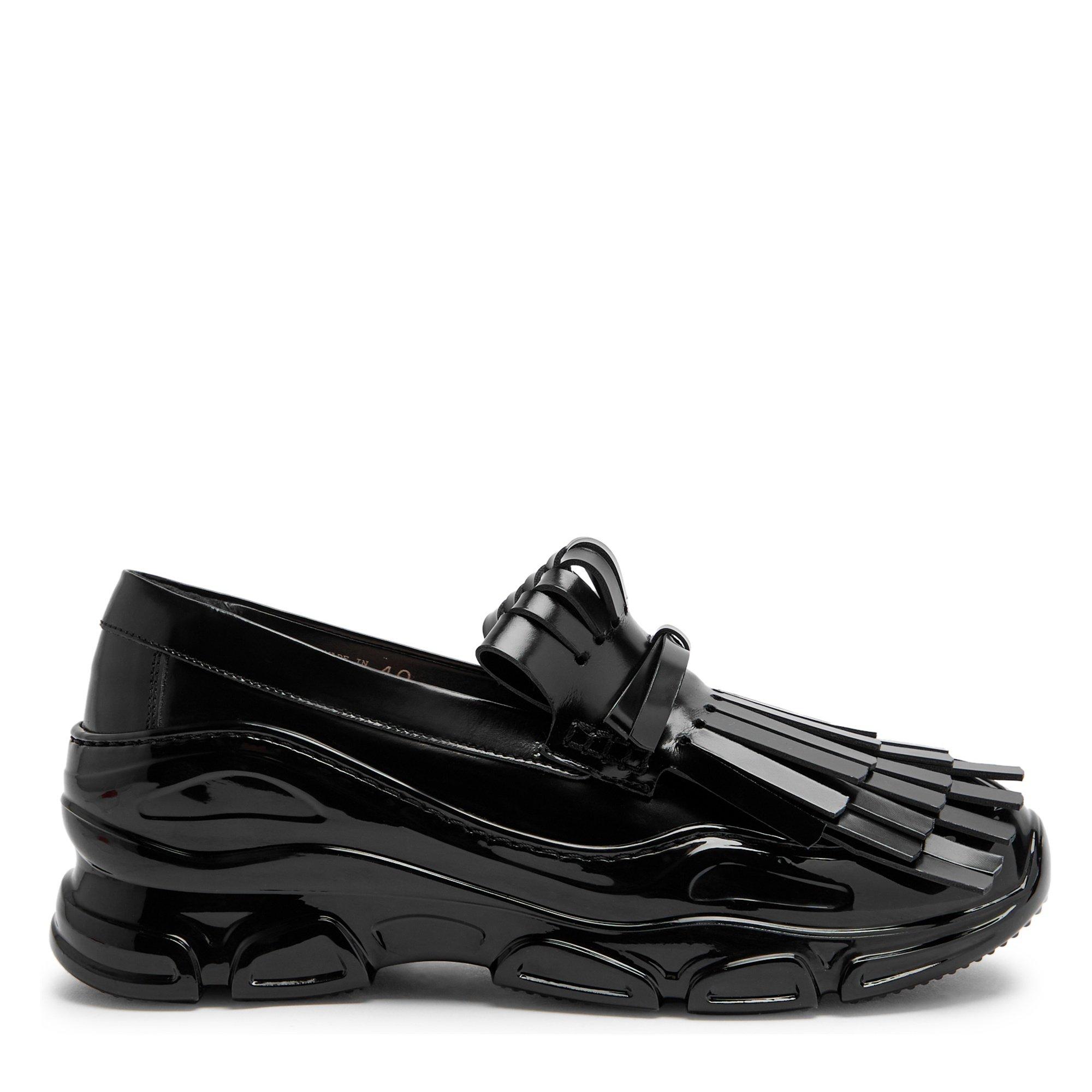 BLACK - Simone Rocha - FRINGE TRACKER LOAFER