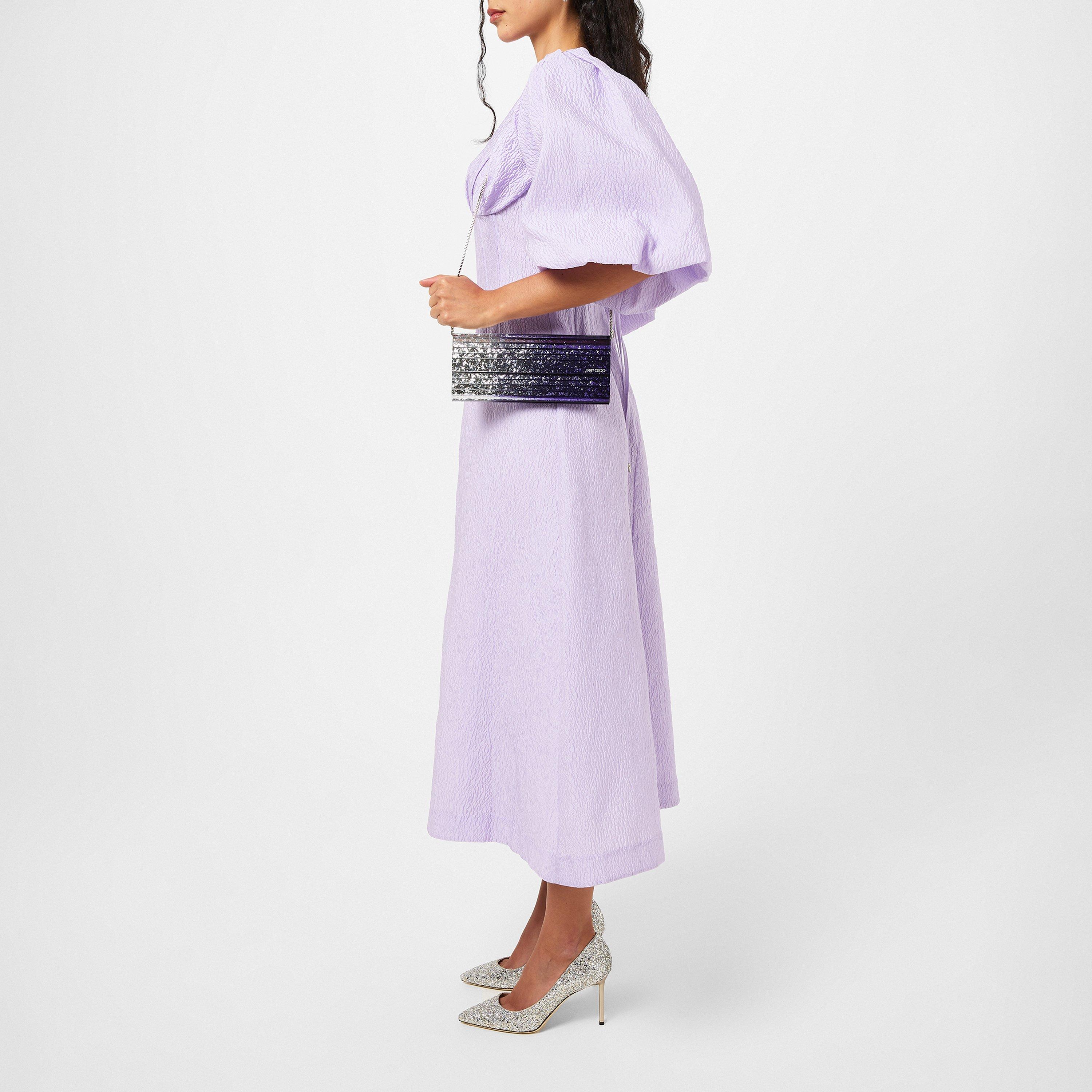 Champagne - Jimmy Choo - Women's Glitter Romy 85 Heels - 7