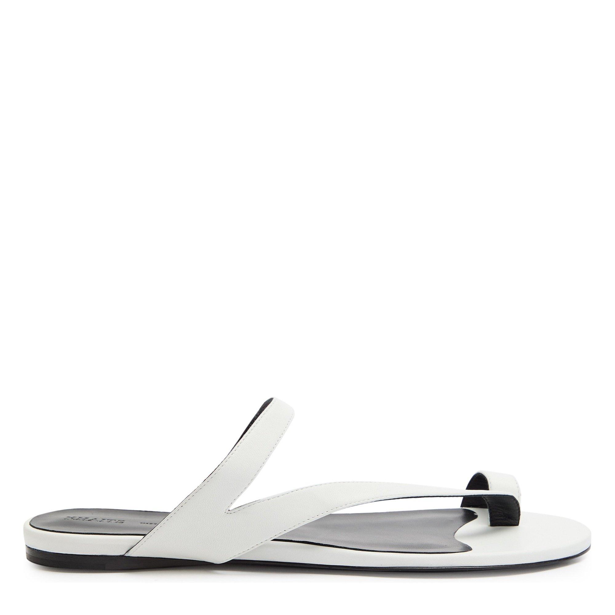 WHITE - Khaite - AIMEE FLAT SANDAL