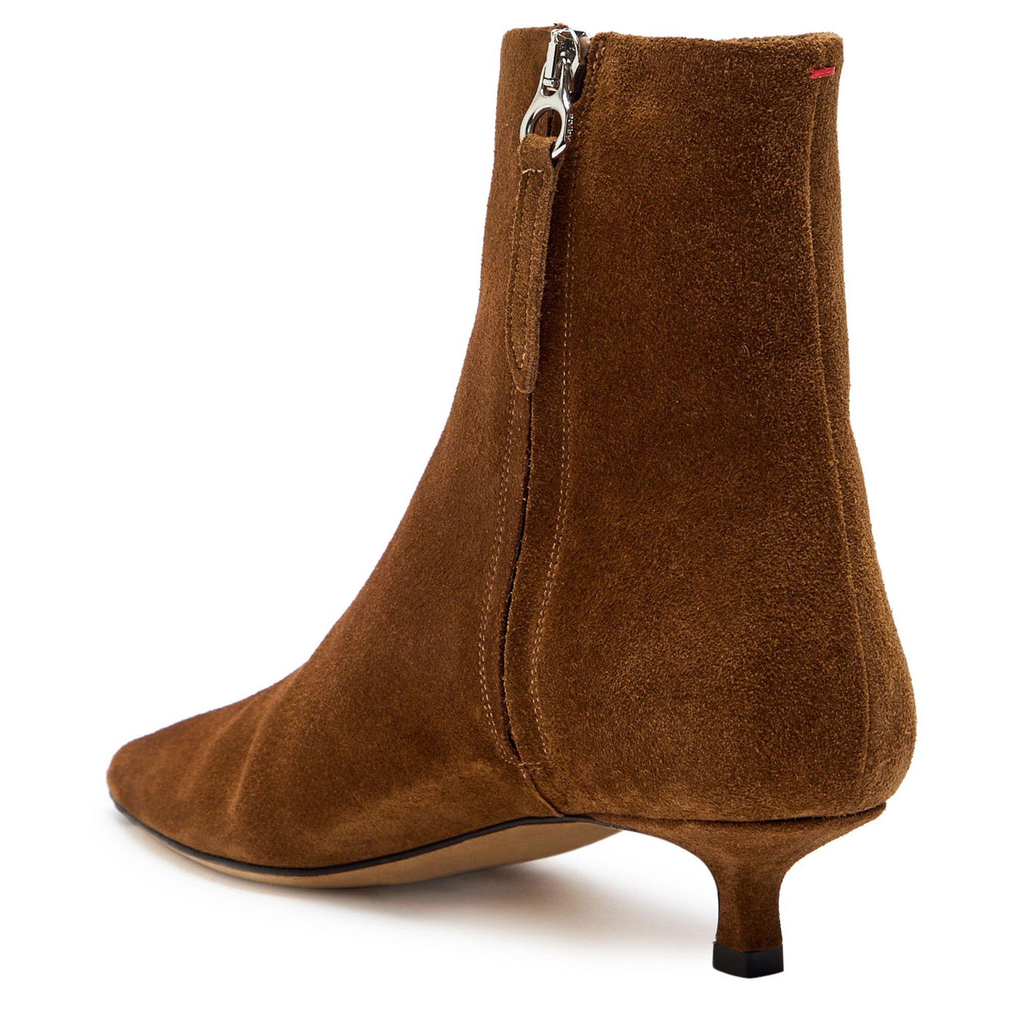 TAN - Aeyde - SOFIE COW SUEDE LEATHER TOBACC - 2