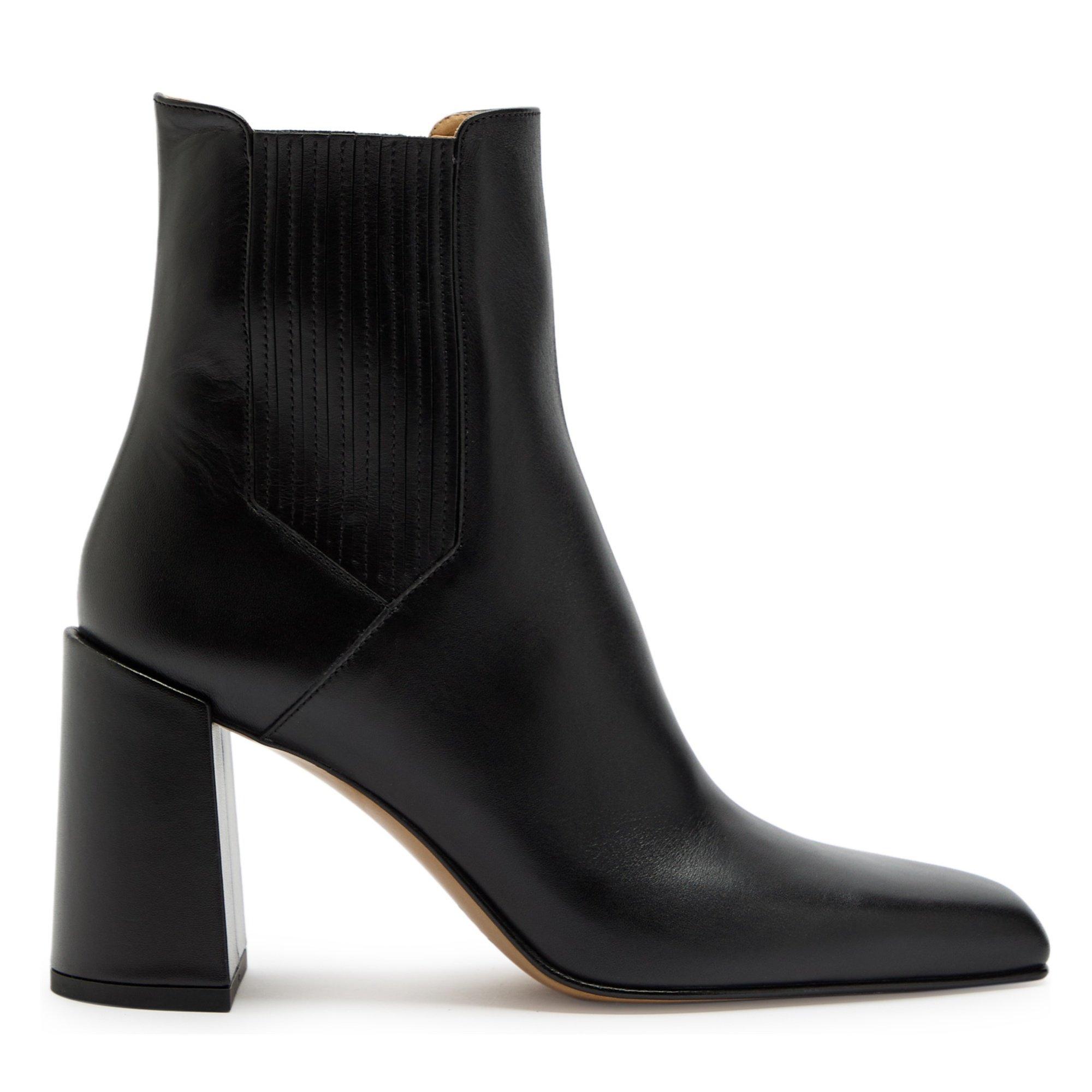 BLACK - Gabriela Hearst - Women's Luke Leather Heeled Ankle Boots