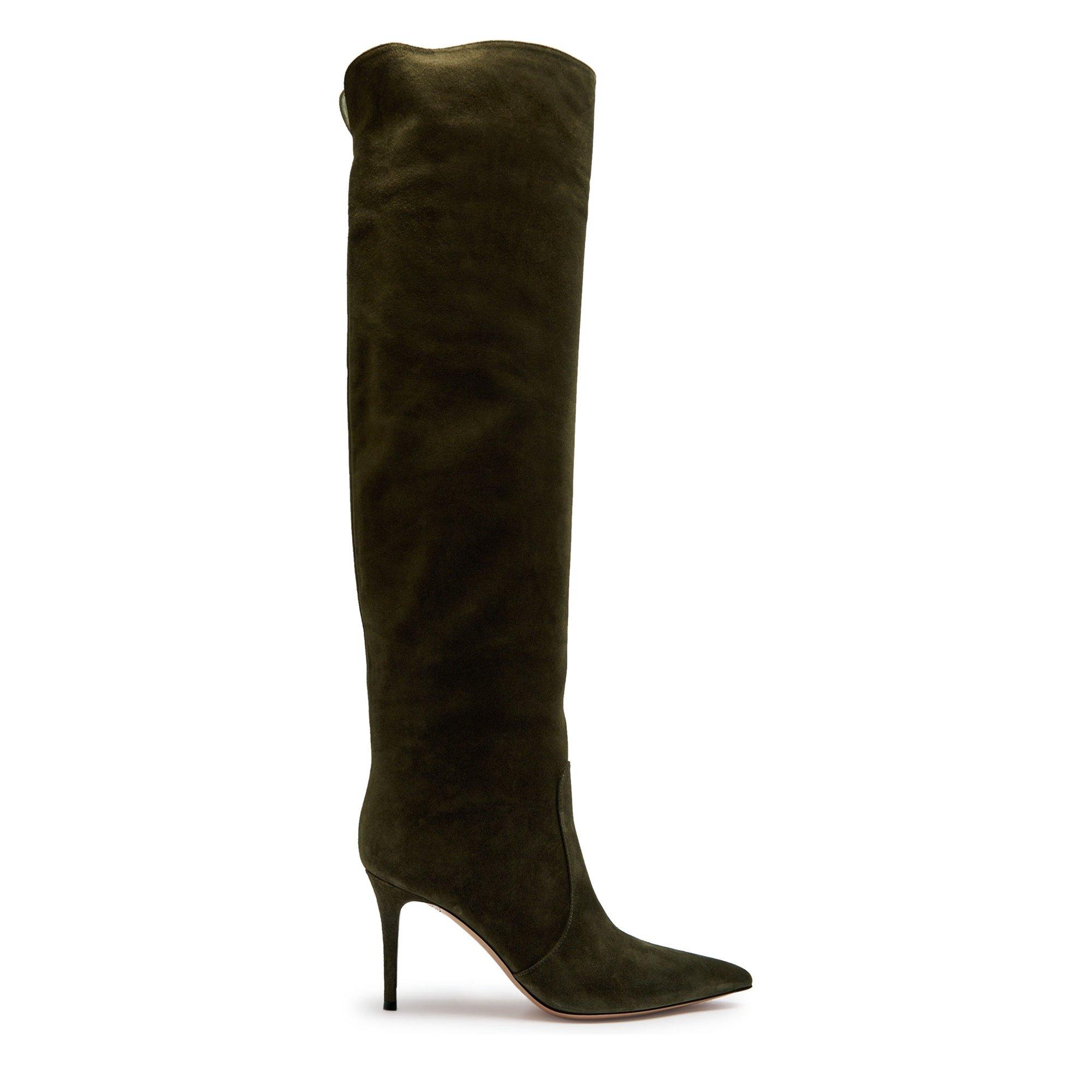 Gianvito Rossi Women's Hansen Suede Over-the-Knee Boots