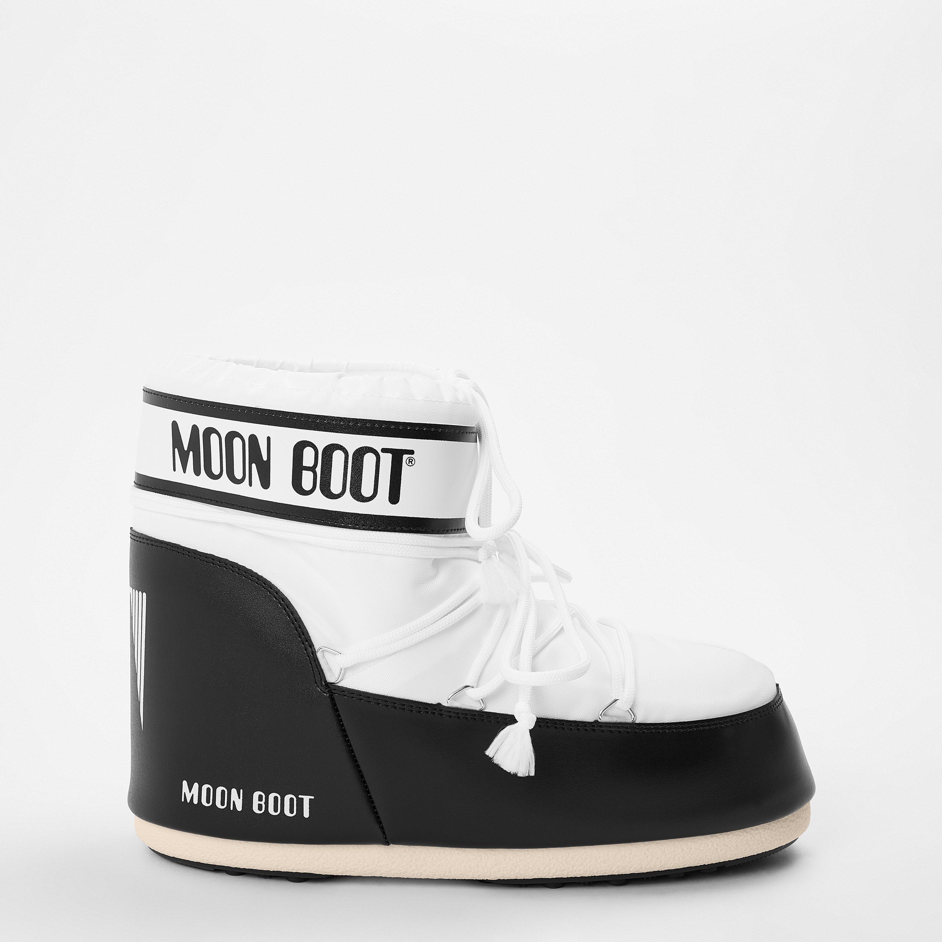 Moon Boot Men's Icon Low Boots - Black/White - 9 (43)