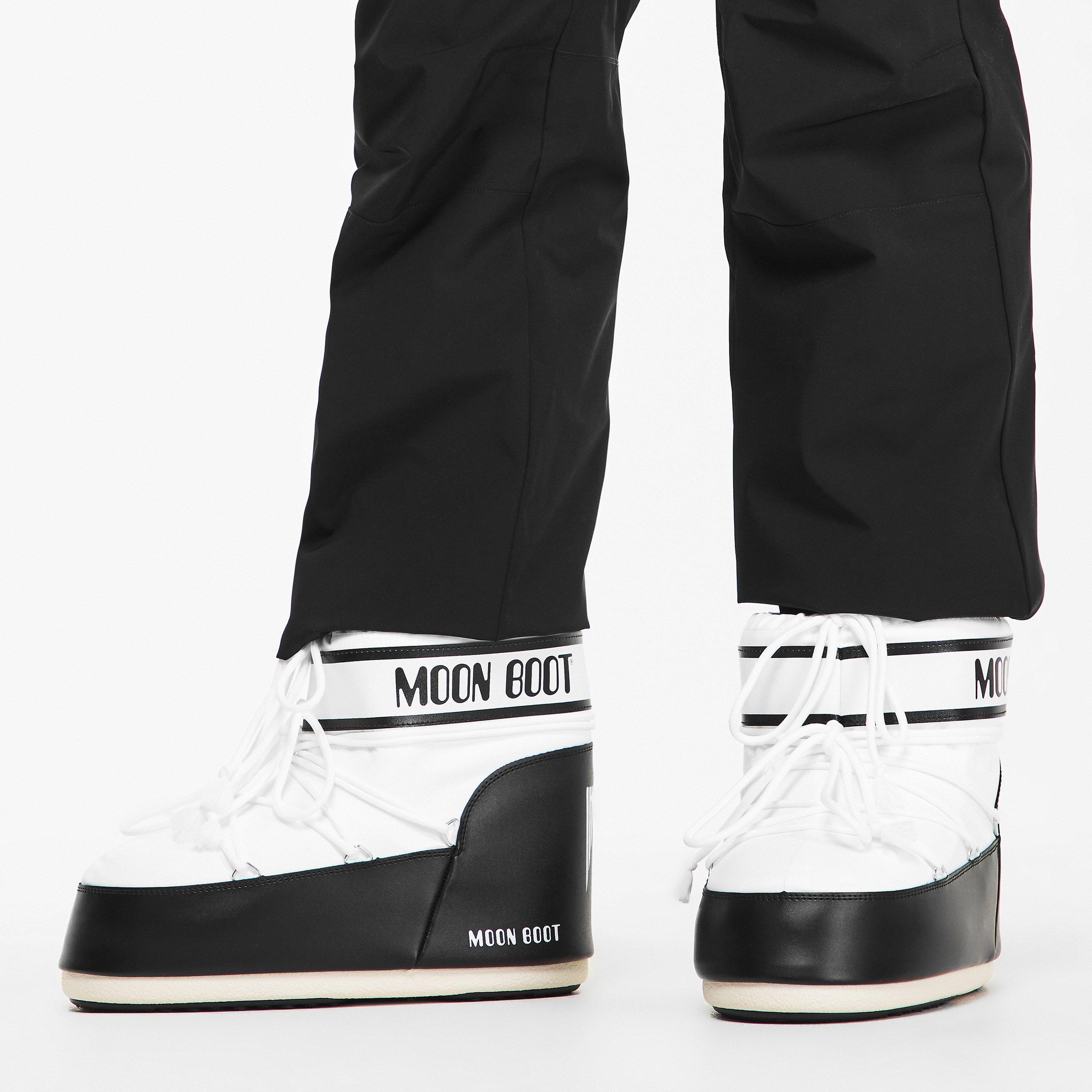 Black/White - Moon Boot - Mens Icon Low Boots - 3