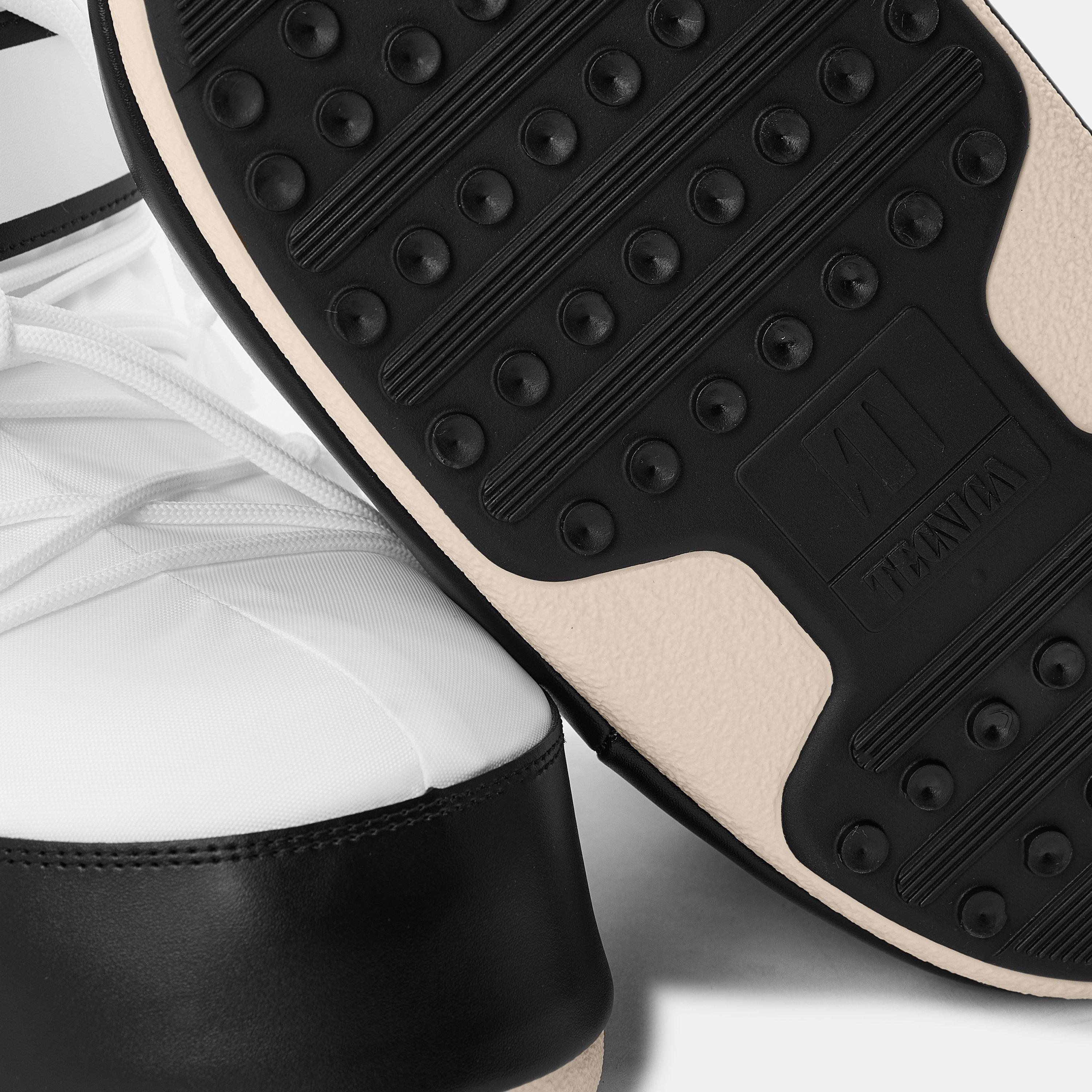 Black/White - Moon Boot - Mens Icon Low Boots - 4