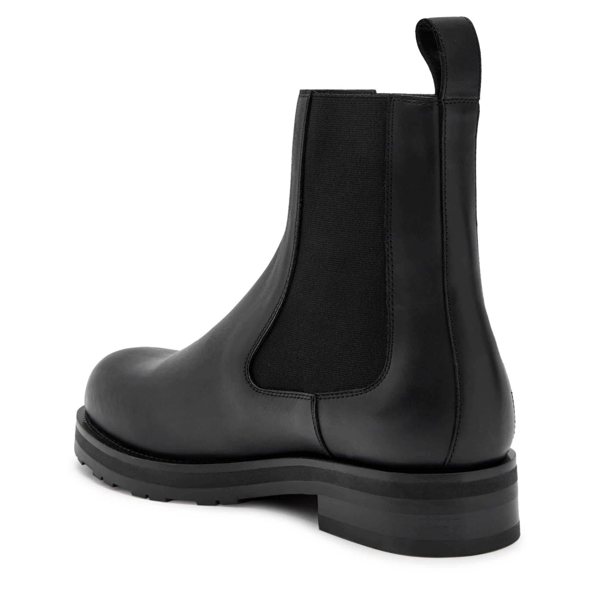 BLACK - The Row - Women's Leather Lug Sole Chelsea Boots - 2