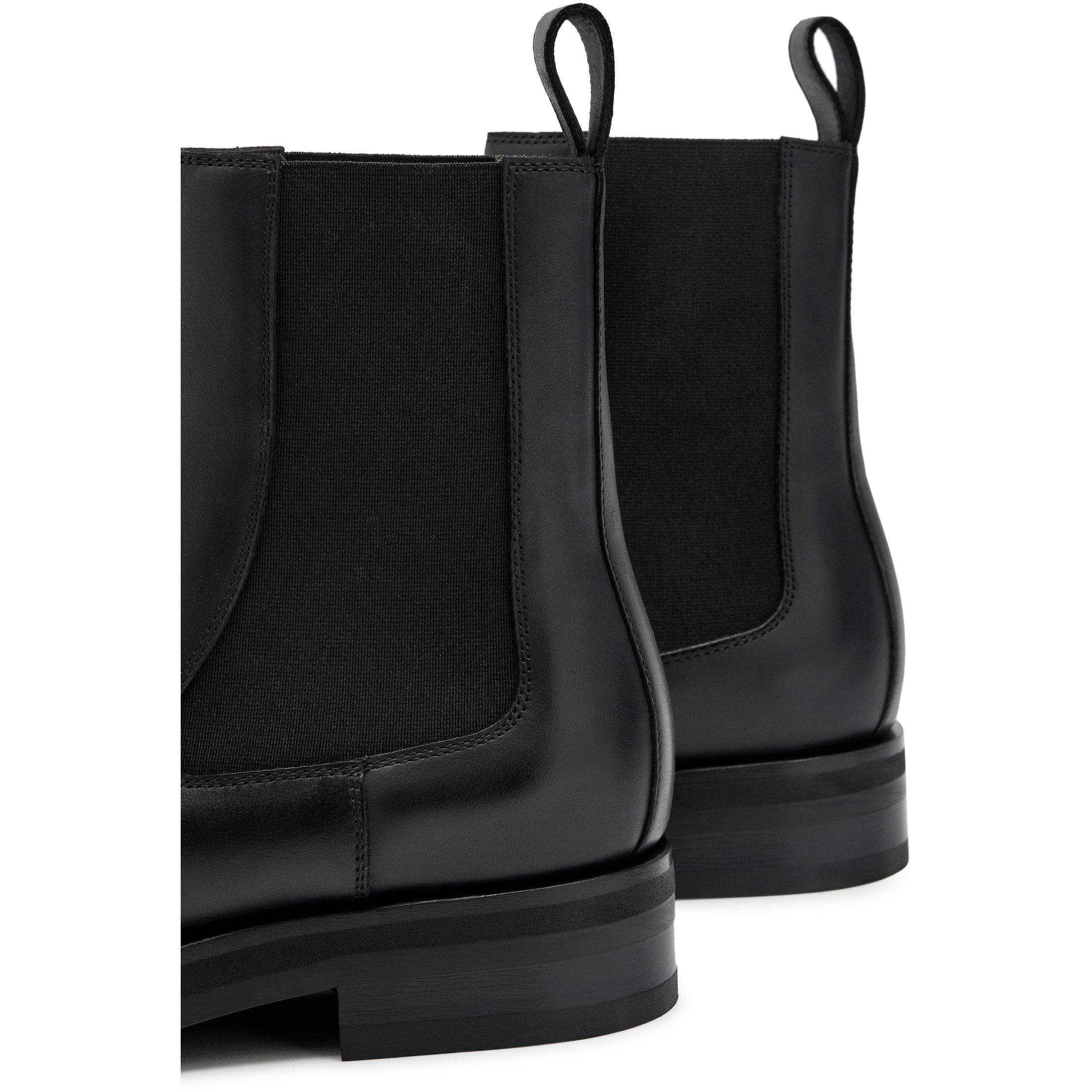 BLACK - The Row - Women's Leather Lug Sole Chelsea Boots - 4